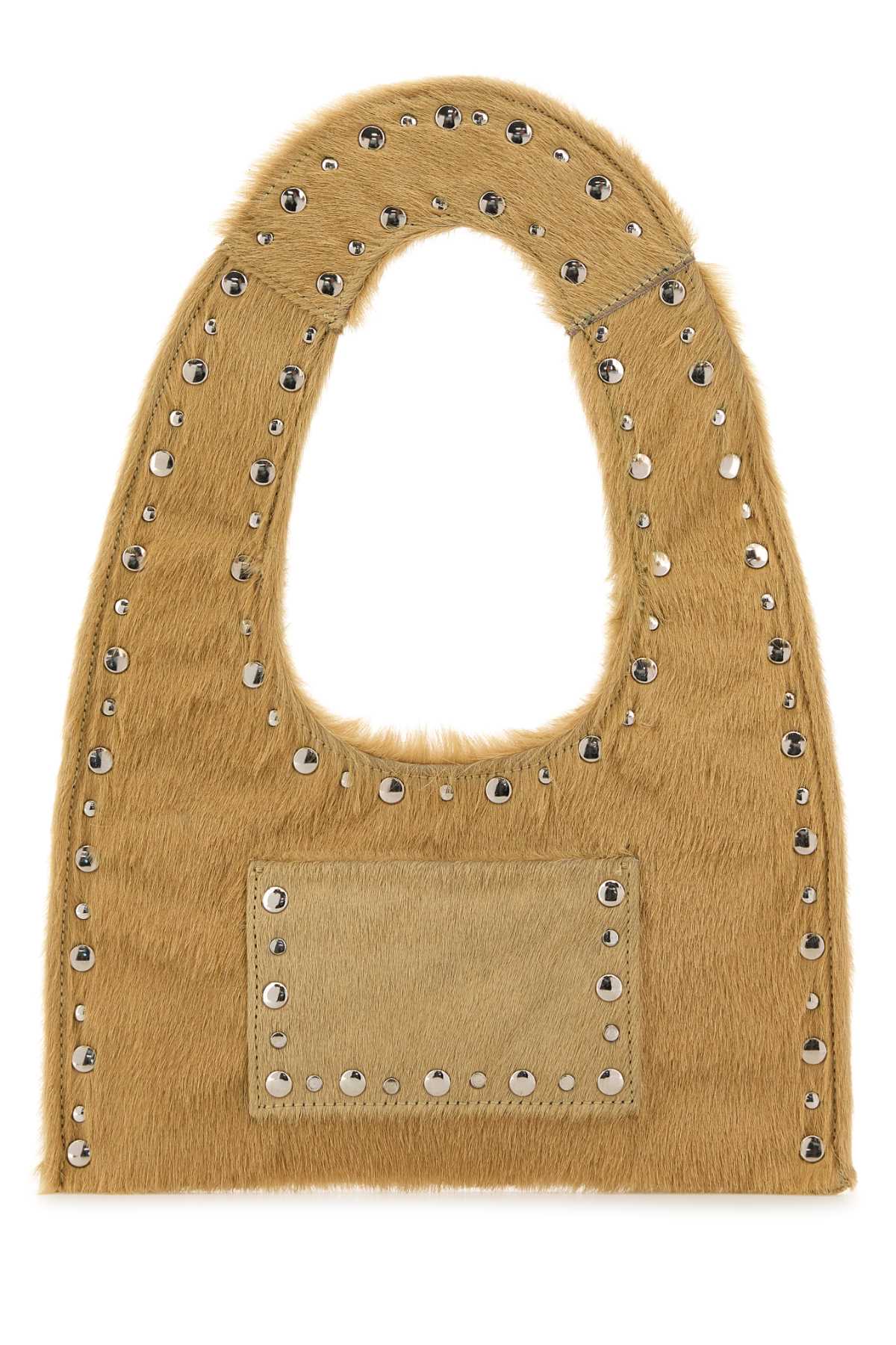 Beige calf hair mini Franca handbag MINIFRANCAPONNYBAGBEIGE (gimaguas / ハンドバッグ・ショルダーバッグ ) | gimaguas (ギマガス)