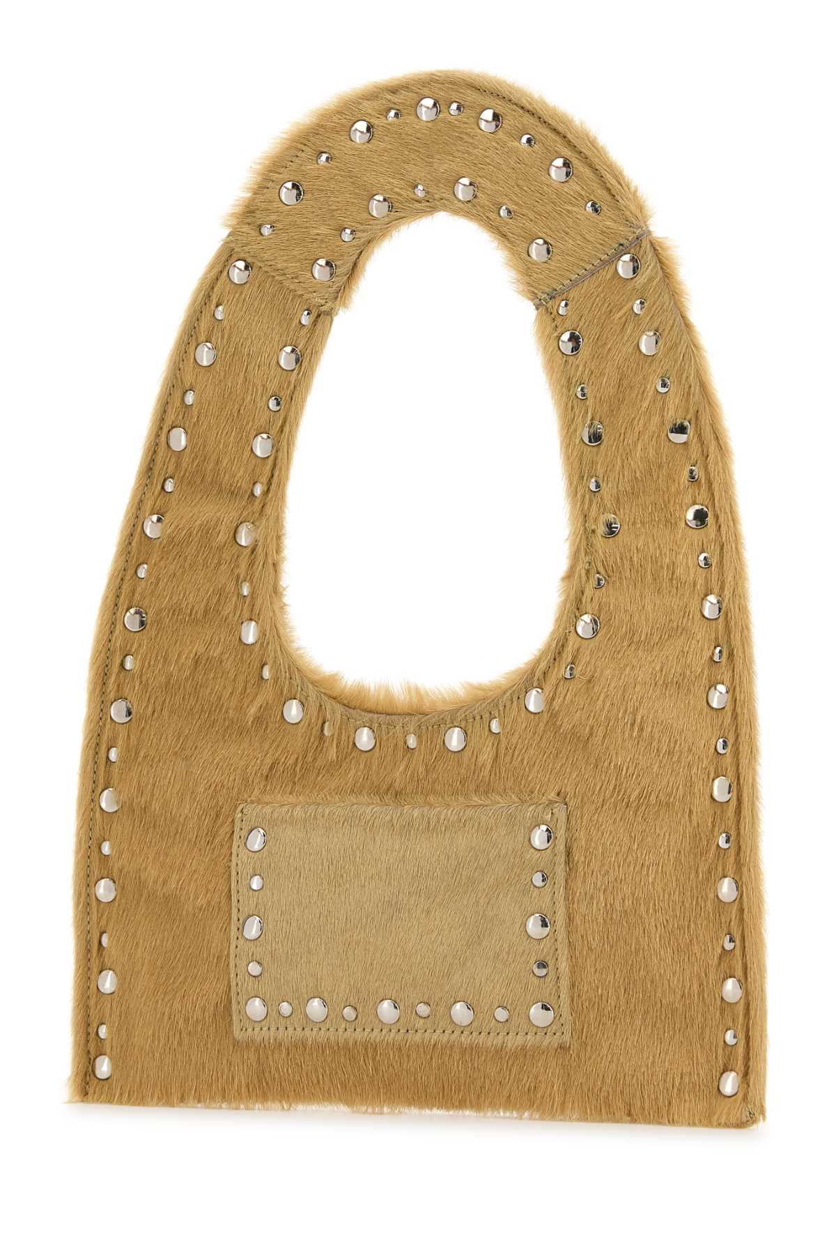 Beige calf hair mini Franca handbag MINIFRANCAPONNYBAGBEIGE (gimaguas / ハンドバッグ・ショルダーバッグ ) | gimaguas (ギマガス)(1)