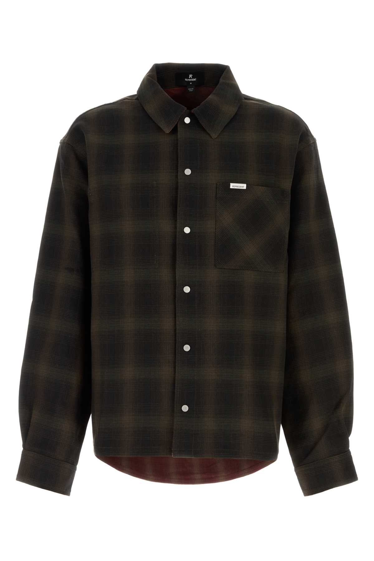 Embroidered cotton reversbile shirt MLM10010517 (REPRESENT / シャツ・ブラウス ) | REPRESENT (リプレゼント)