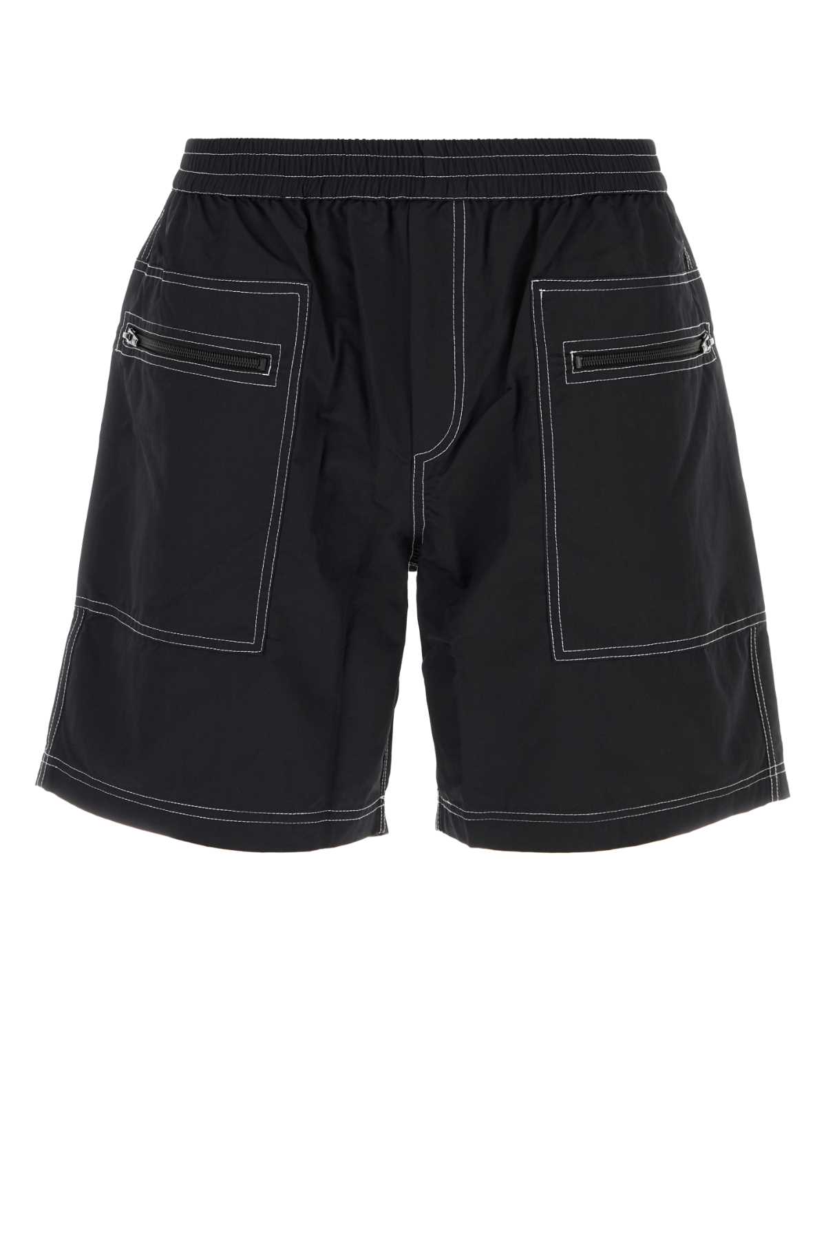 Black cotton Quique bermuda shorts QUIQUESHORTSBLACK (gimaguas / ショートパンツ ) | gimaguas (ギマガス)