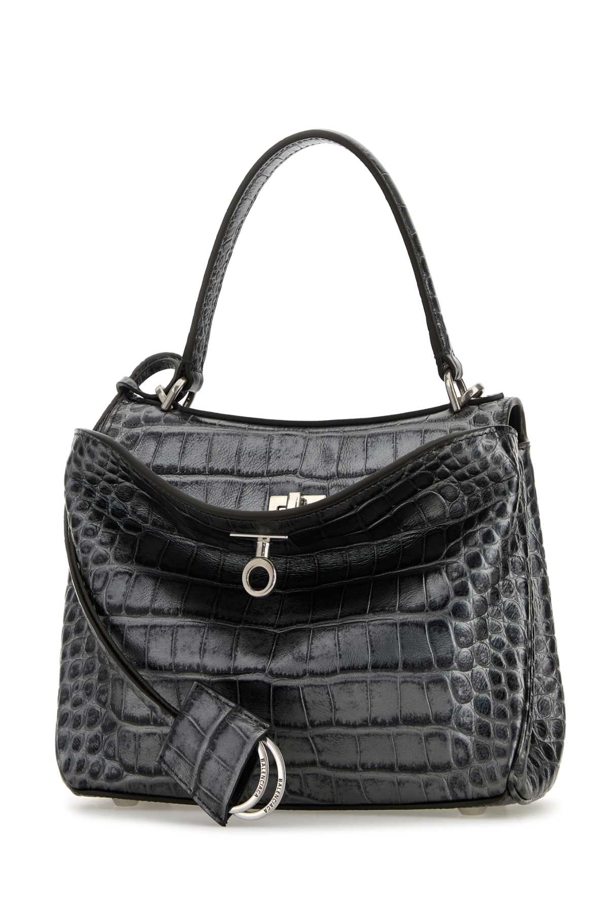 Silver leather mini Rodeo handbag 8437122AB5M1015 (Balenciaga / ハンドバッグ・ショルダーバッグ ) | Balenciaga (バレンシアガ)(1)