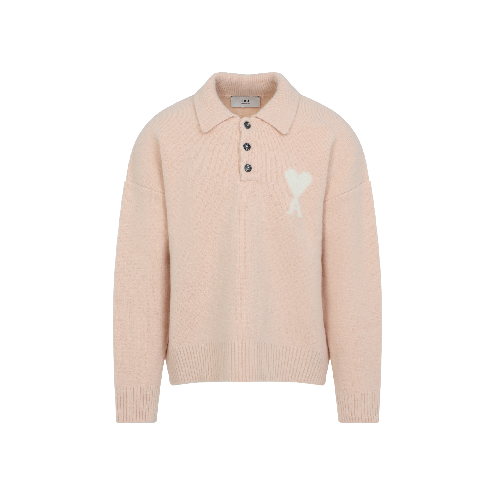 'Ami De Coeur' polo shirt UPL408KN01356807 (AMI Paris / ニット・セーター・カーディガン ) | AMI Paris (アミパリス)