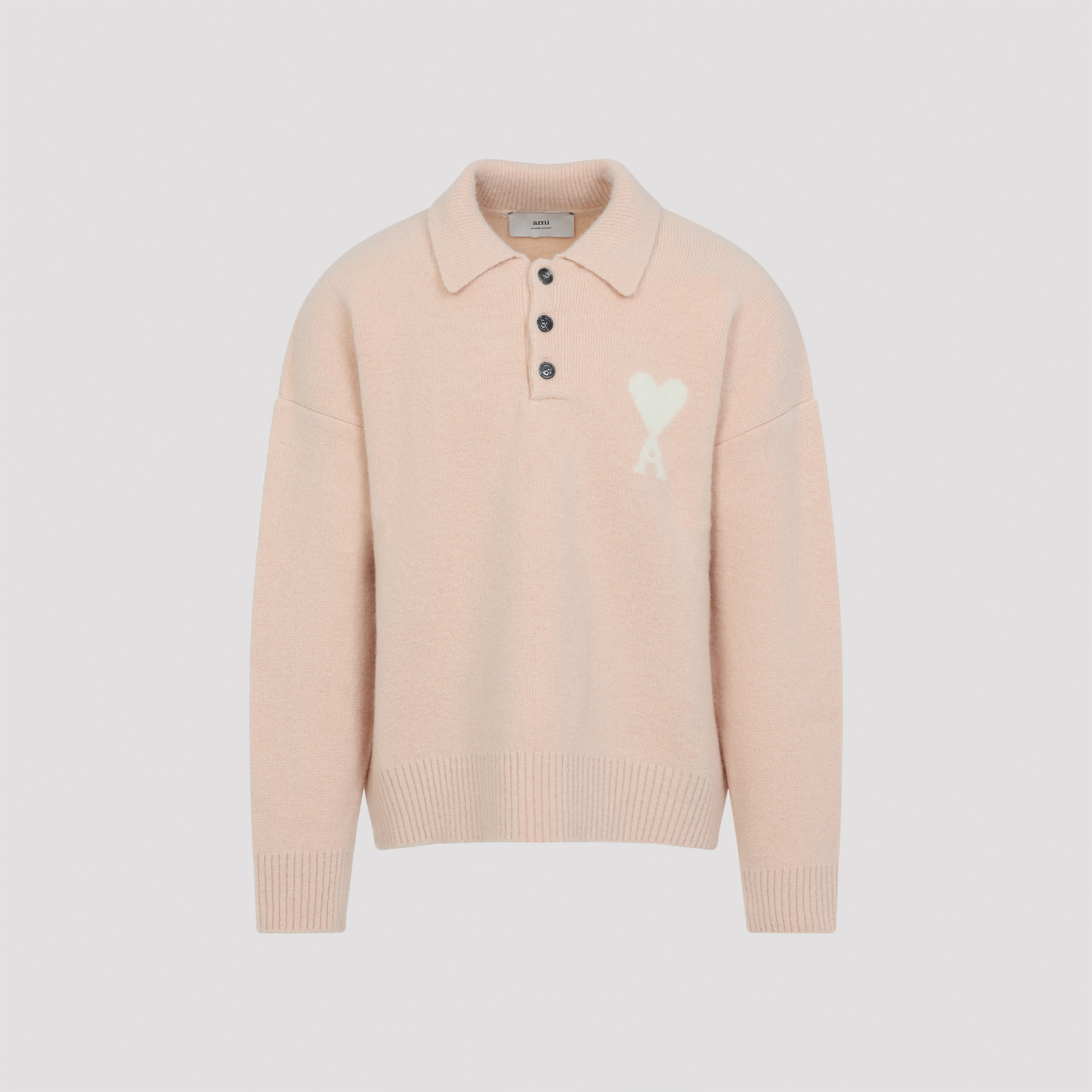 'Ami De Coeur' polo shirt UPL408KN01356807 (AMI Paris / ニット・セーター・カーディガン ) | AMI Paris (アミパリス)(1)