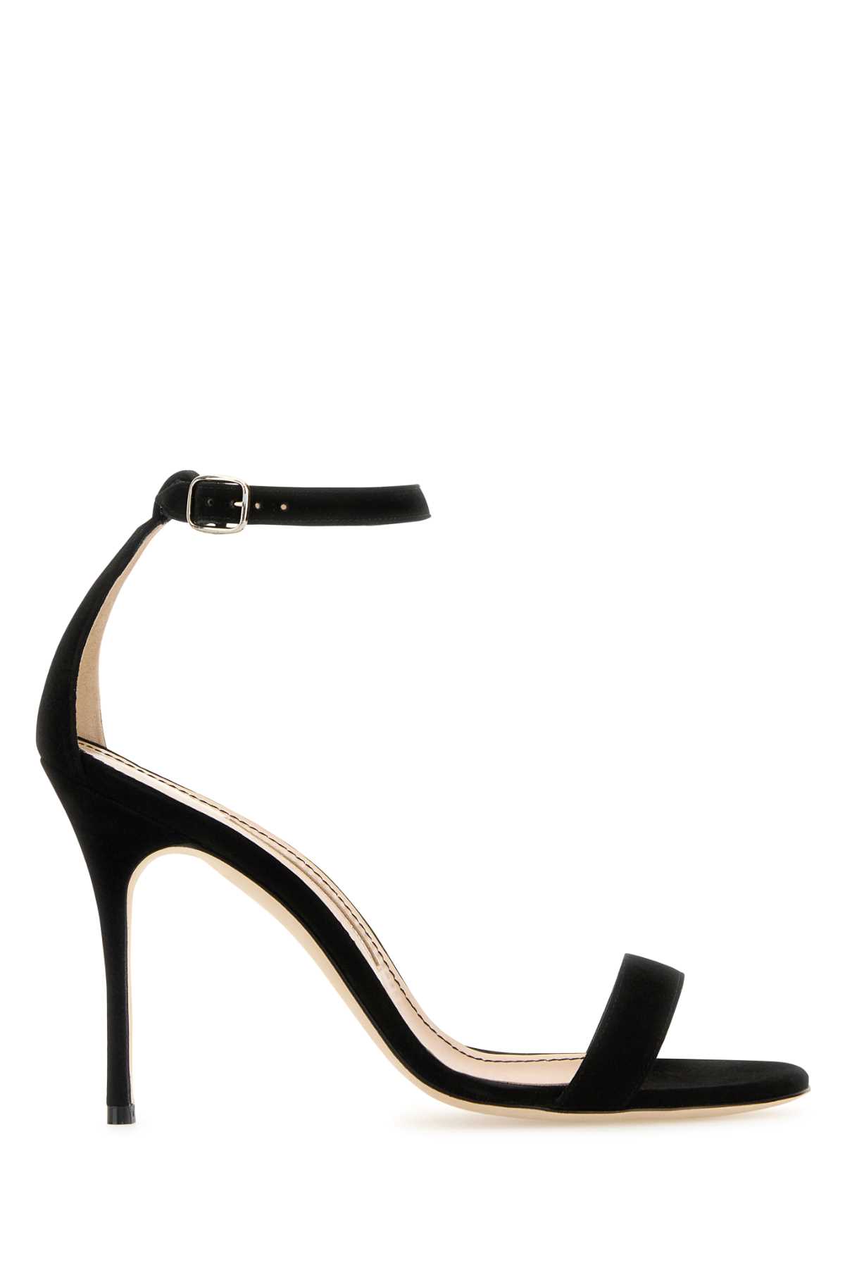Black suede Chaos sandals CHAOS9XX0741BLCK (MANOLO BLAHNIK / サンダル ) | MANOLO BLAHNIK (マノロ ブラニク)