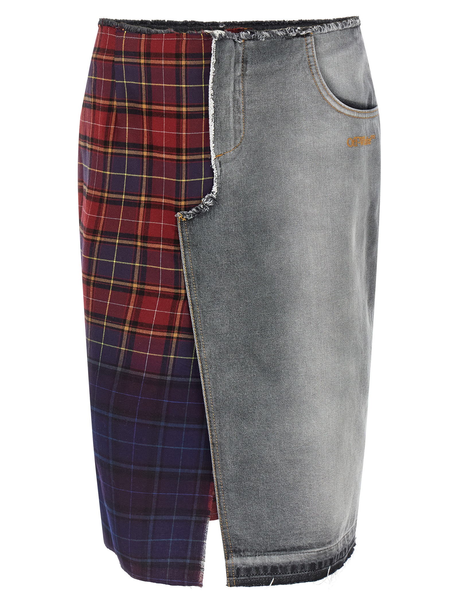 Patchwork skirt OWYF02FF25DEN00112601260 (Off-White / スカート ) | Off-White (オフホワイト)