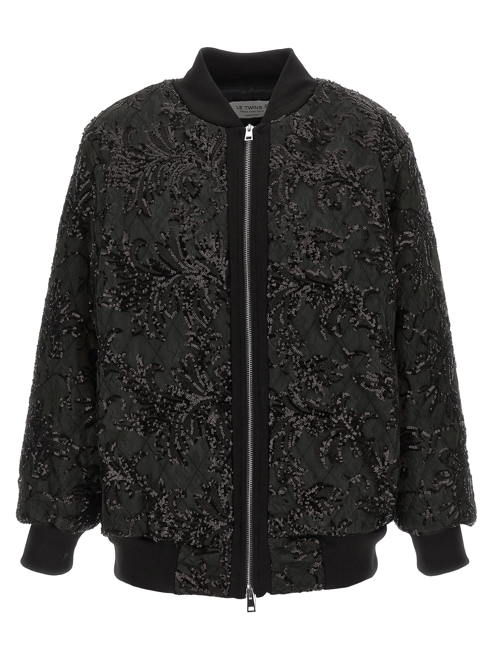 'Belluno' bomber jacket BELLUNOLACEBLACKINBLACK (LE TWINS / カジュアルジャケット ) | LE TWINS (レ ツインズ)