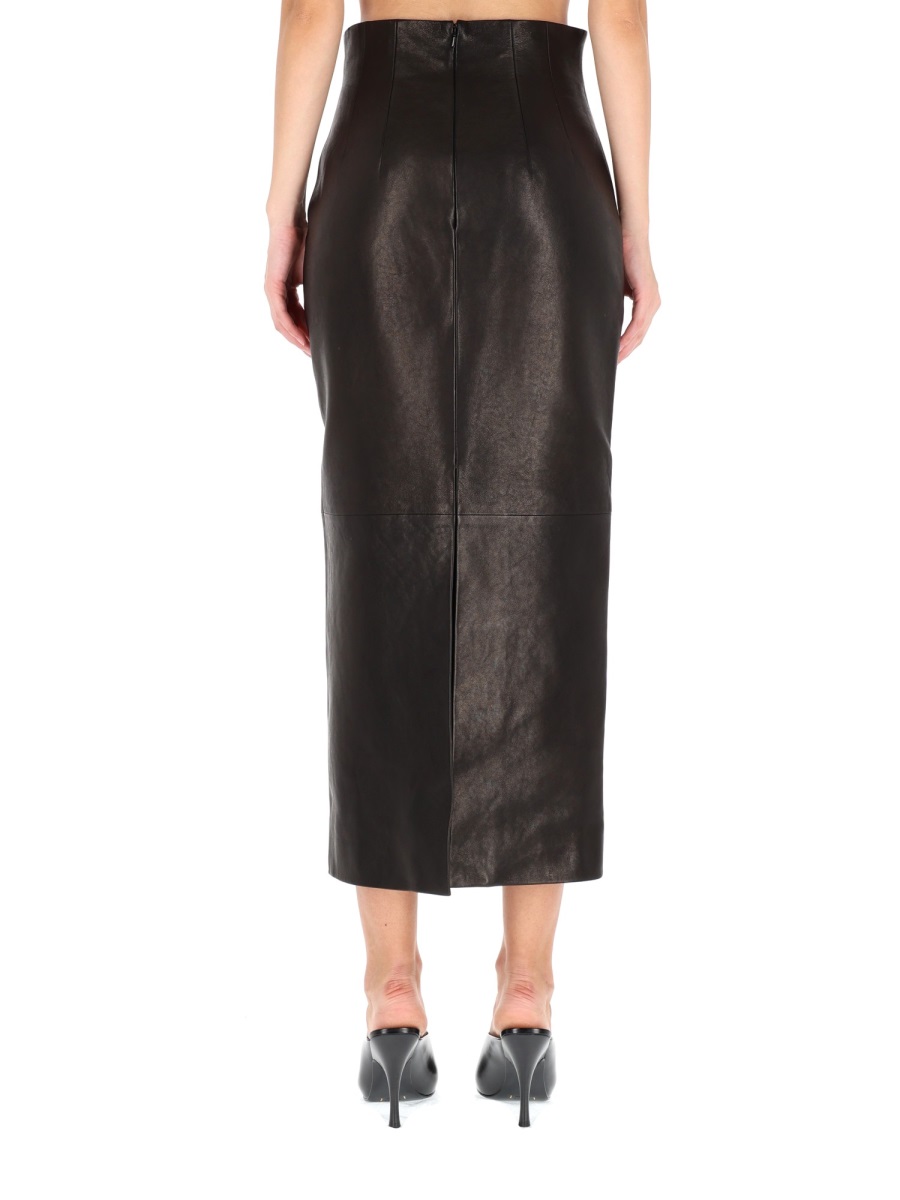 LEATHER "LOXLEY" SKIRT 4108729L729200 (KHAITE / スカート ) | KHAITE (ケイト)(2)