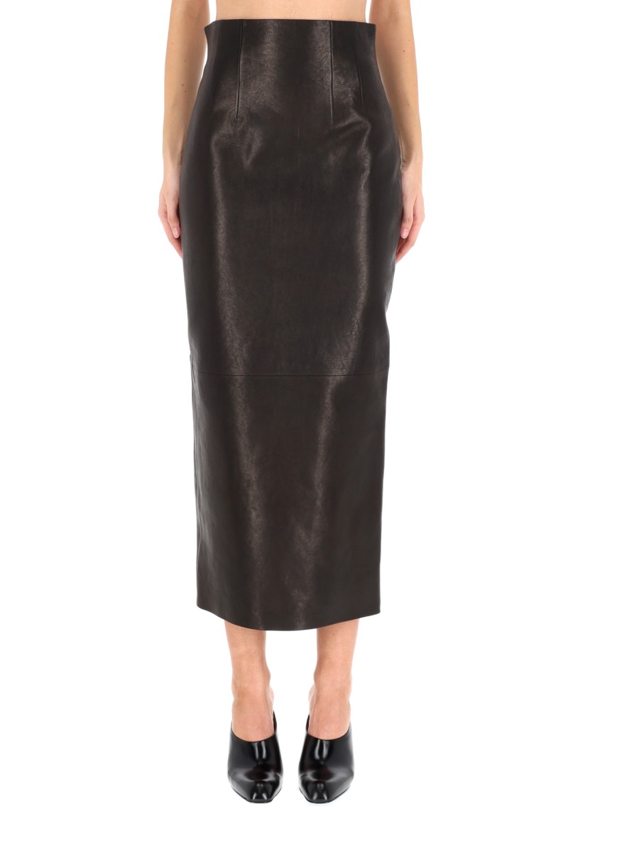 LEATHER "LOXLEY" SKIRT 4108729L729200 (KHAITE / スカート ) | KHAITE (ケイト)
