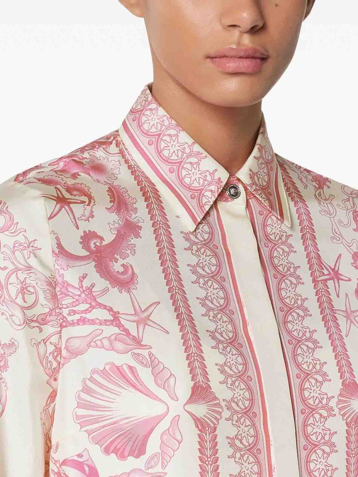 Formal Shirt On Silk Twill 10013601A152775K660 (VERSACE / シャツ・ブラウス ) | VERSACE (ヴェルサーチェ)(4)