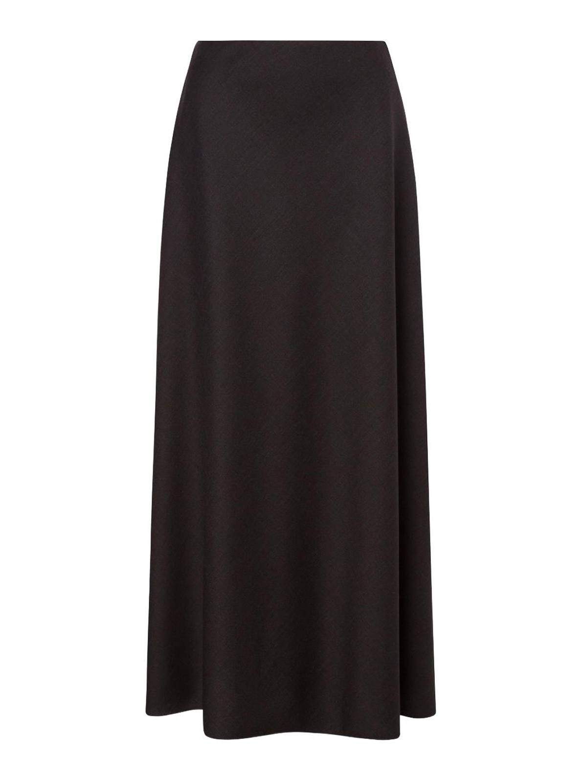Dark Grey High-Waisted Midi Skirt 010466350509 (ALBERTA FERRETTI / スカート ) | ALBERTA FERRETTI (アルベルタ フェレッティ)