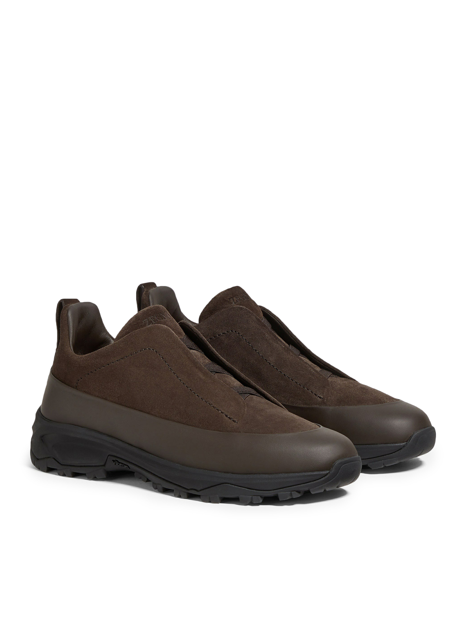 TRIPLE STITCH™ MONTE SNEAKER IN LEATHER AND SUEDE LHNELS7008ZTDM (ZEGNA / スニーカー ) | ZEGNA (ゼニア)(1)