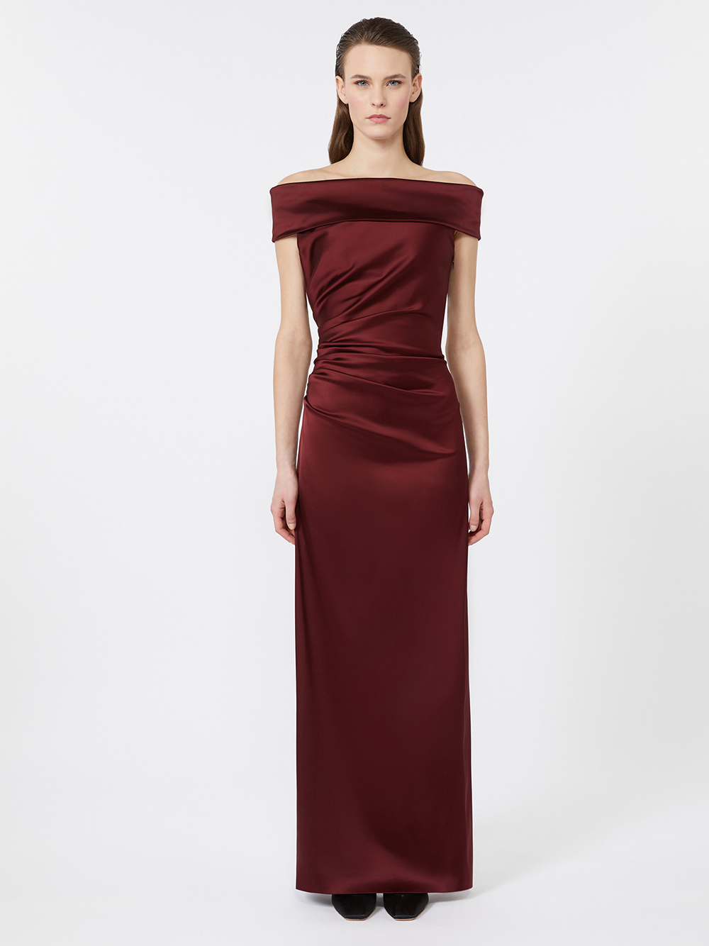 LONG STRETCH SATIN DRESS OPACO009 (Max Mara / ワンピース・ドレス・オールインワン ) | Max Mara (マックスマーラ)(1)