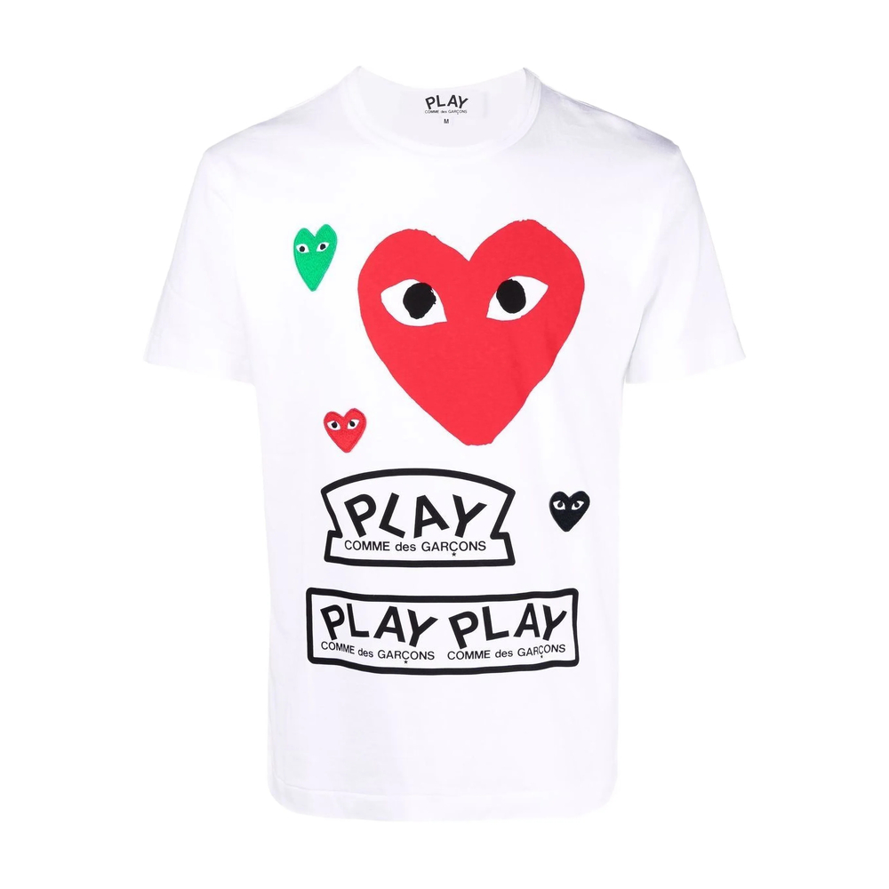T-shirt Comme Des GarÇons Play AXT280WHITE (PLAY Comme Des Garçons / Tシャツ・カットソー ) | PLAY Comme Des Garçons (プレイ コムデギャルソン)