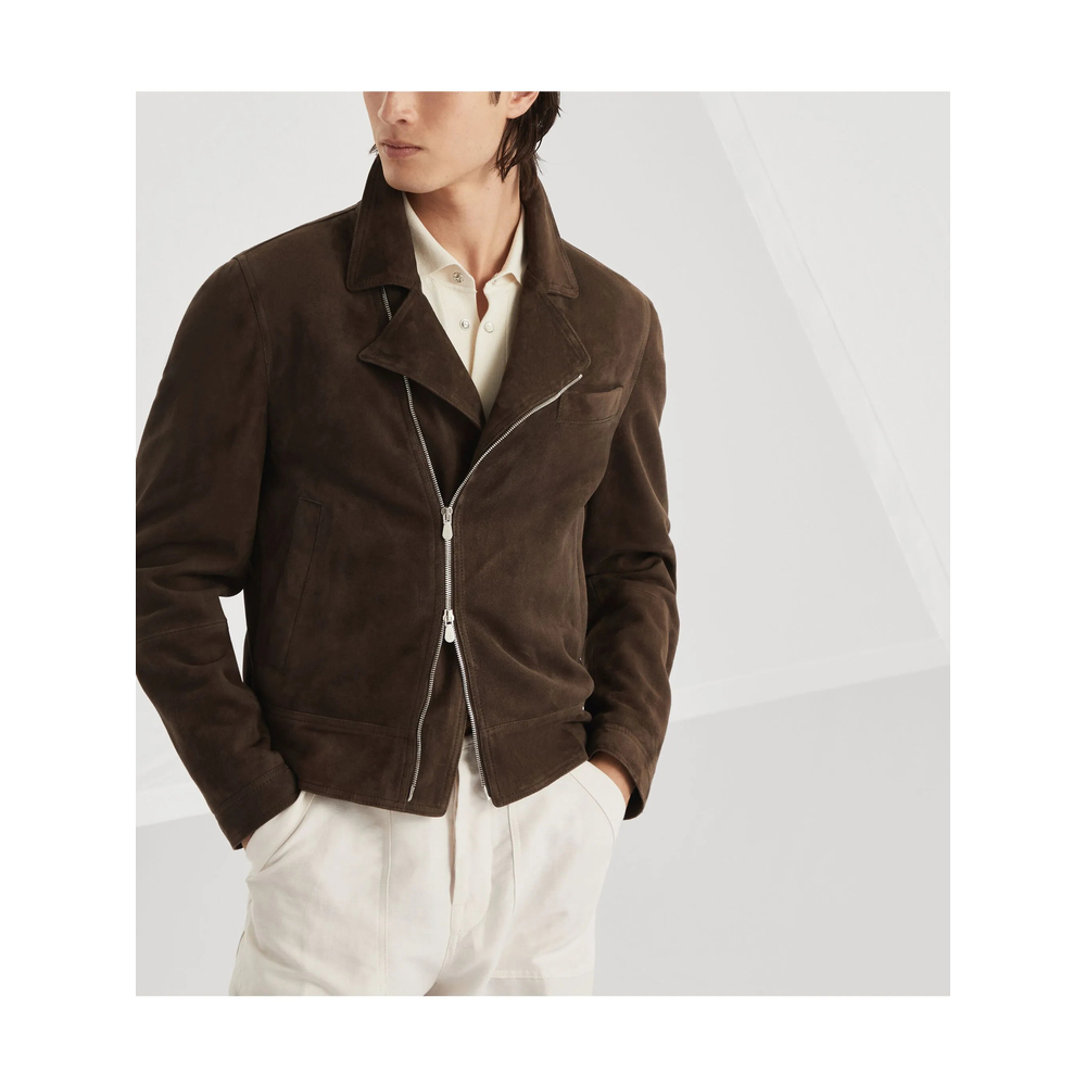 Leather Outerwear Brunello Cucinelli MPCAO1999C7284 (Brunello Cucinelli / レザー&ファージャケット・コート ) | Brunello Cucinelli (ブルネロ・クチネリ)(4)