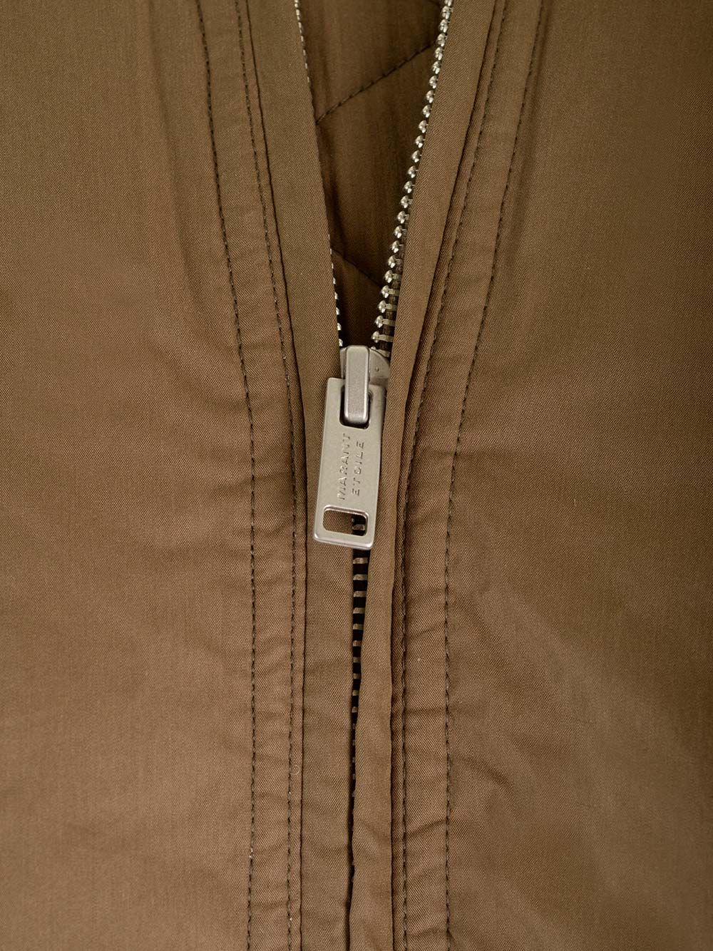 "Bessime" short bomber jacket 24AVE0252FAB3C02E67KI (Isabel Marant Étoile / カジュアルジャケット ) | Isabel Marant Étoile (イザベル マラン エトワール)(4)