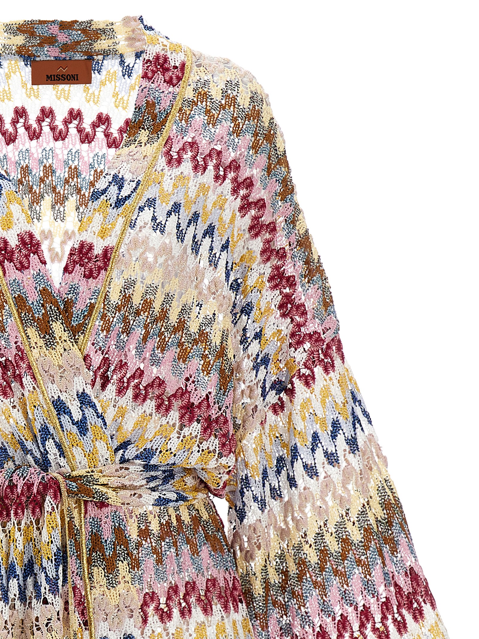 Lamé wave cardigan MS25SQ15BR0000S01FQ (MISSONI / ニット・セーター・カーディガン ) | MISSONI (ミッソー二)(2)