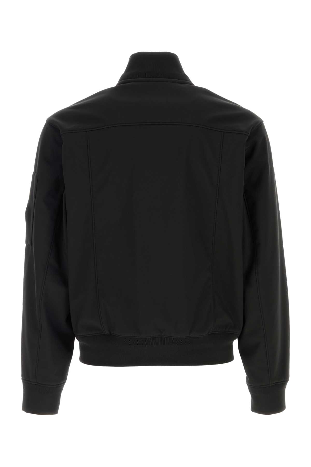 Black stretch polyester jacket 19CMOW003A006097A999 (C.P. Company / カジュアルジャケット ) | C.P. Company (シーピーカンパニー)(1)