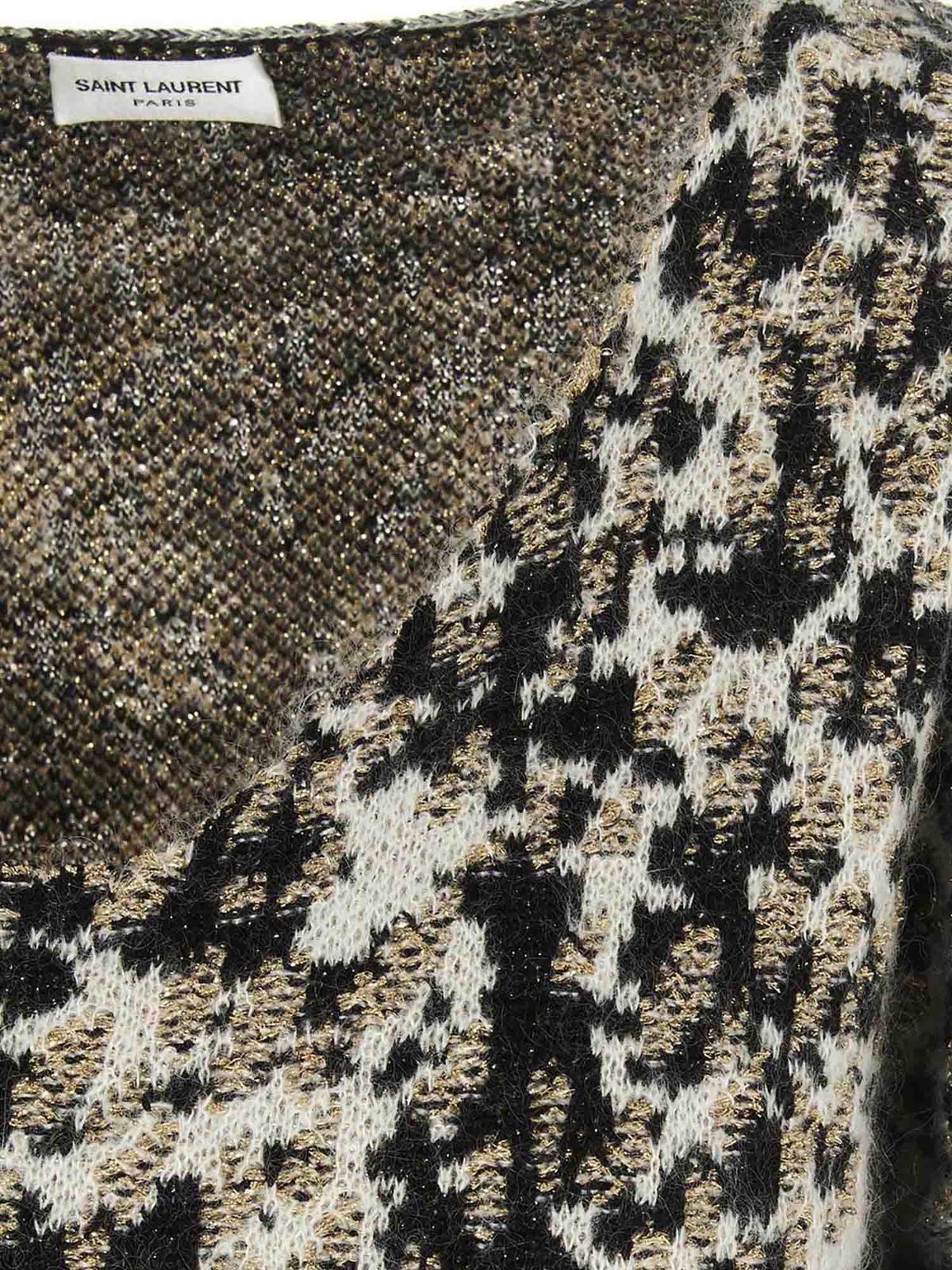 Animal printed wool mohair blend jumper 632020YARZ21982 (Saint Laurent / ニット・セーター・カーディガン ) | Saint Laurent (サンローラン)(2)