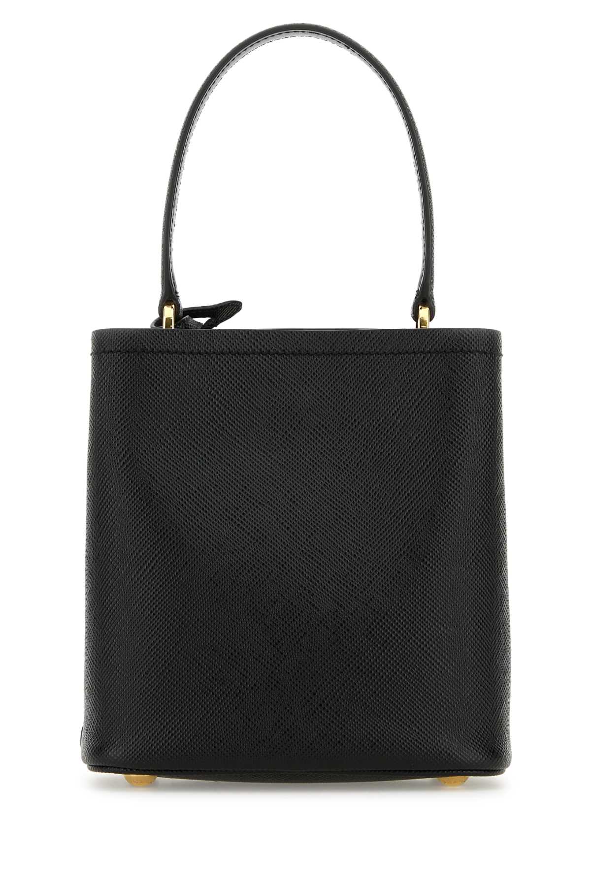 Black leather small Panier handbag 1BA217VOOD2ERXF0002 (Prada / ハンドバッグ・ショルダーバッグ ) | Prada (プラダ)(2)