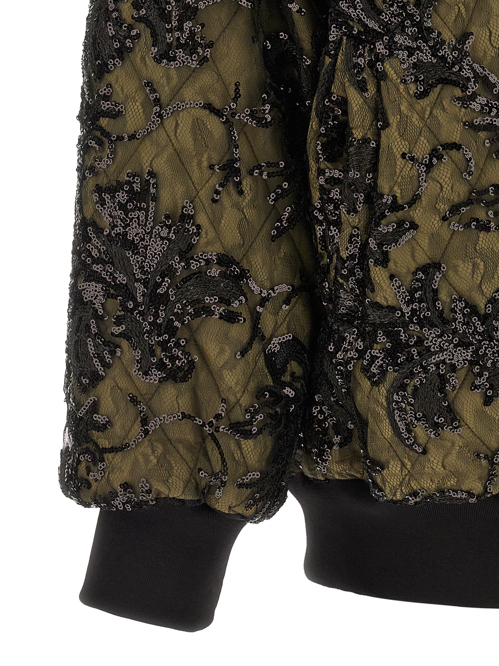 'Belluno' bomber jacket BELLUNOLACEBLACKINGREEN (LE TWINS / カジュアルジャケット ) | LE TWINS (レ ツインズ)(3)