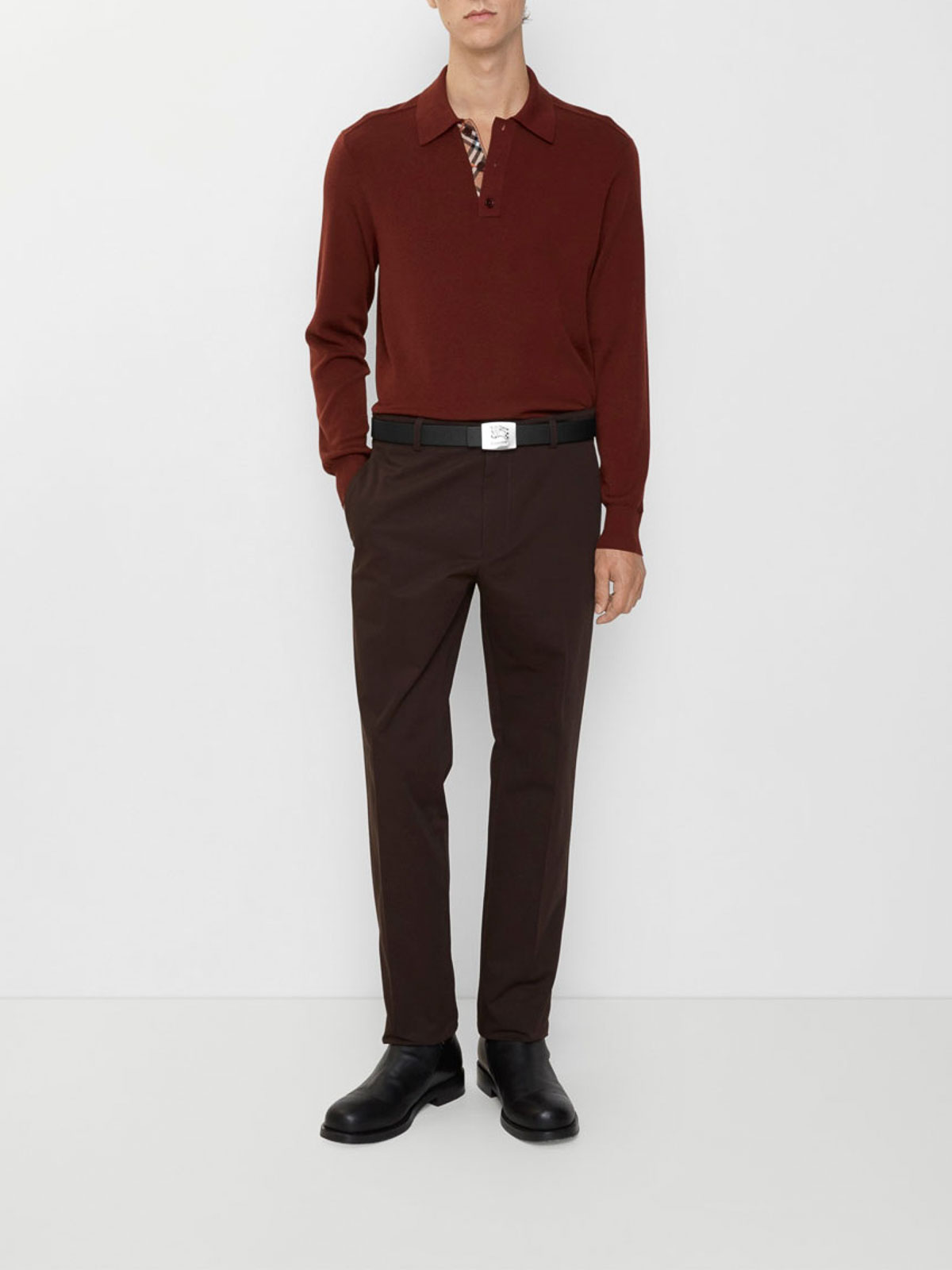 Slim Fit Cotton Chino Trousers 8115268 (Burberry / パンツ ) | Burberry (バーバリー)(1)