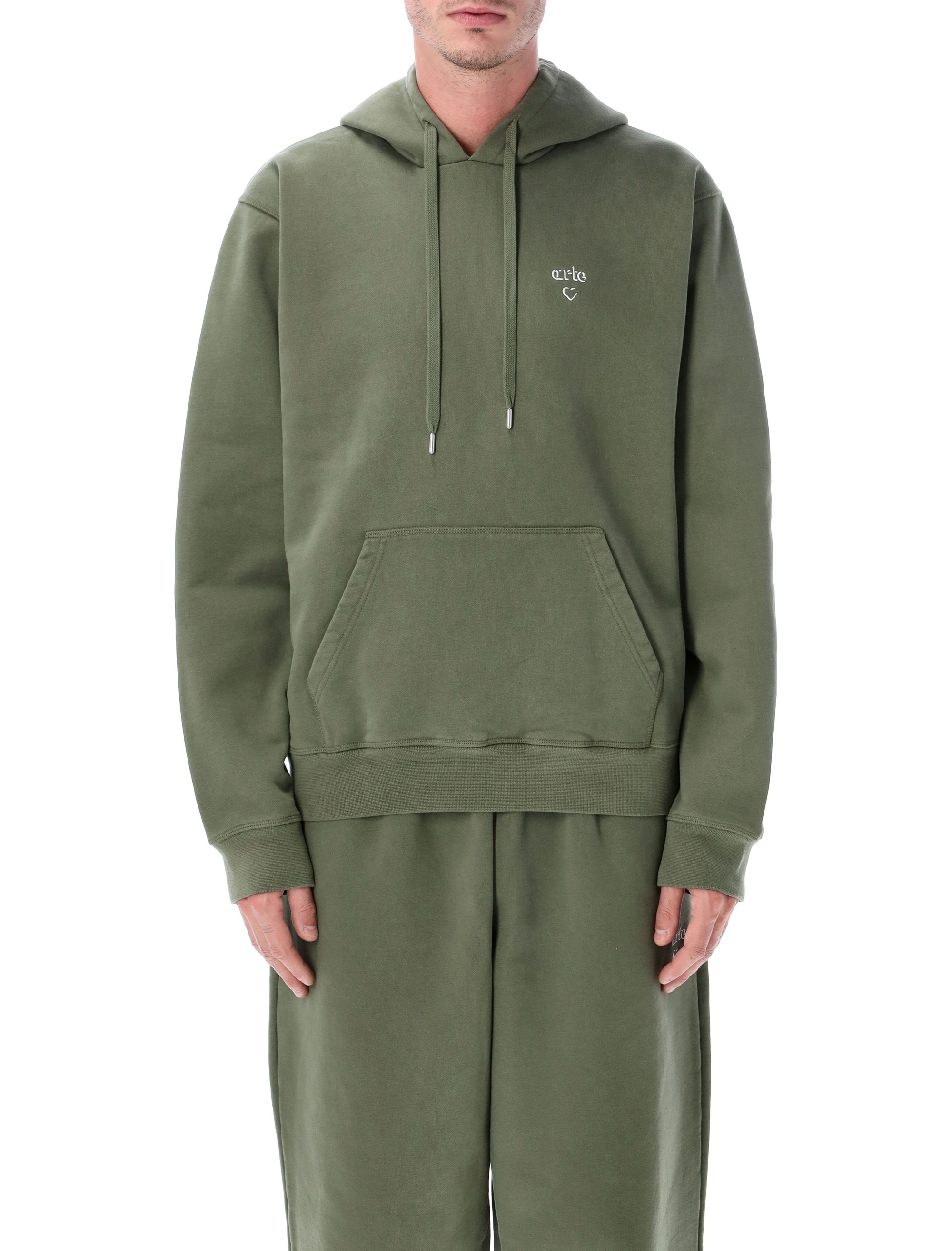 ARTE ANTWERP Clothing.... Green AW25111HGREEN (Arte Antwerp / スウェット・フーディー ) | Arte Antwerp (アルテ アントワープ)