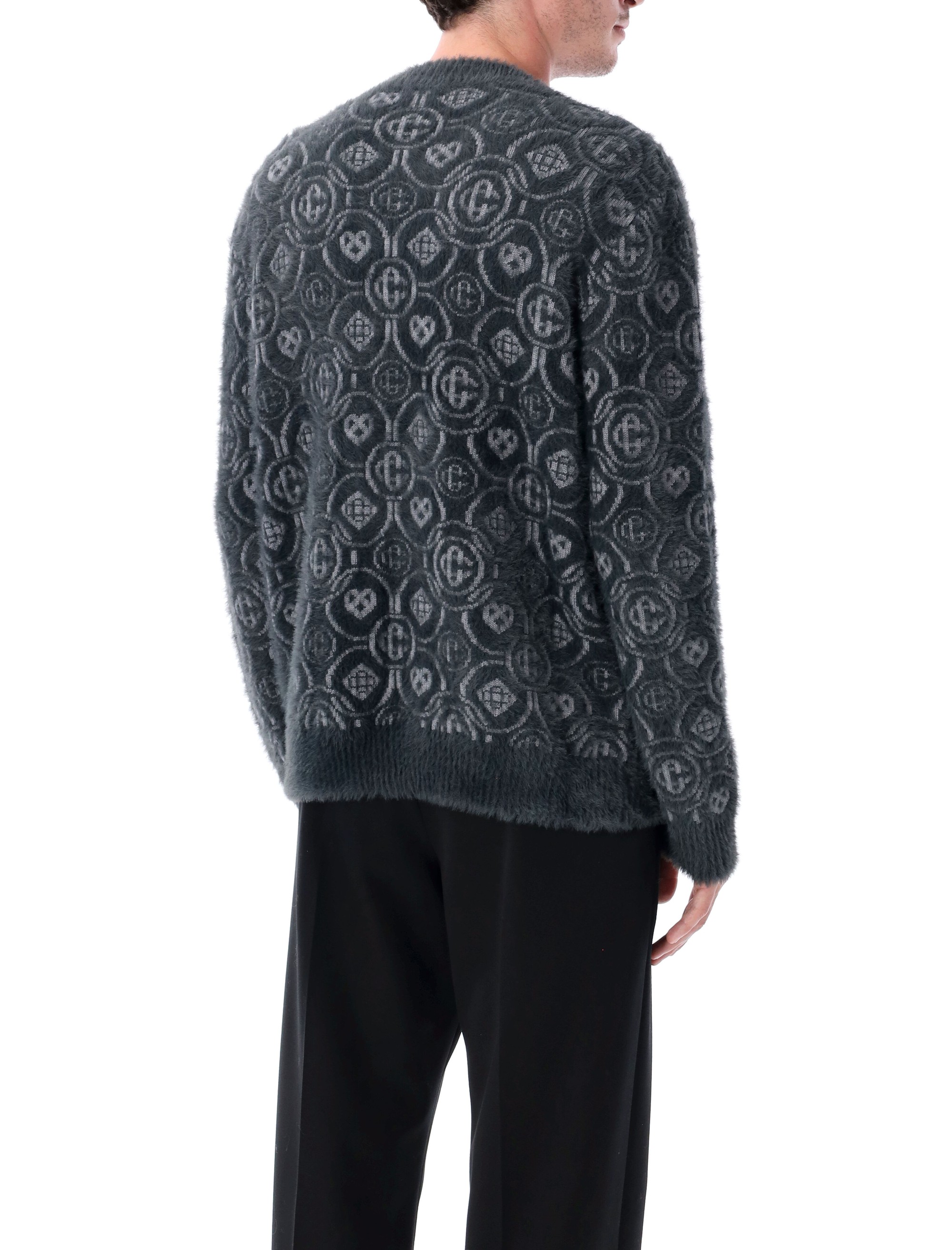 Casablanca Sweaters MAW25KW109401GREY (Casablanca / ニット・セーター・カーディガン ) | Casablanca (カサブランカ)(1)