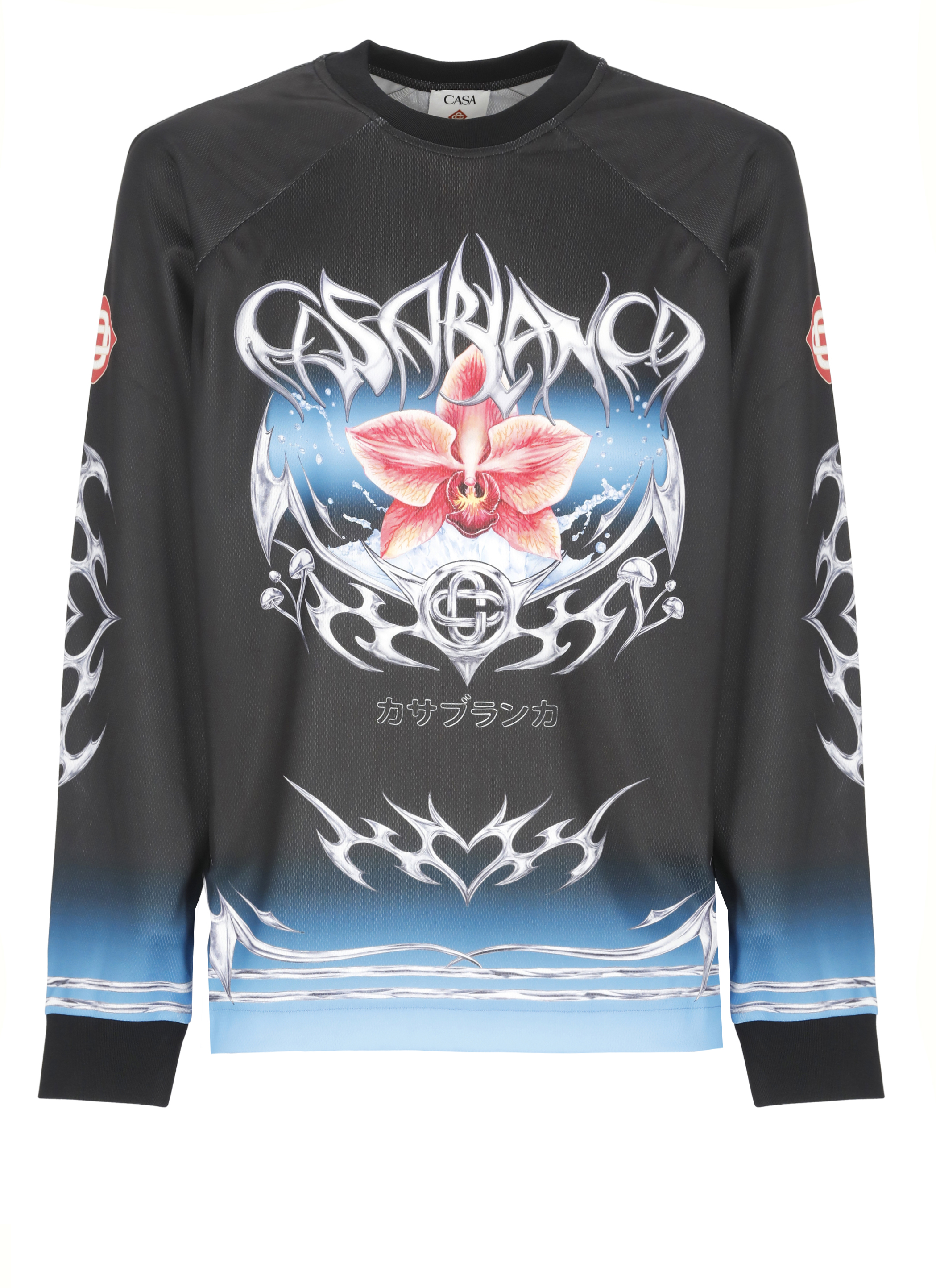 Casablanca Sweaters Black MAW25JTP24802PERFORATED (Casablanca / Tシャツ・カットソー ) | Casablanca (カサブランカ)