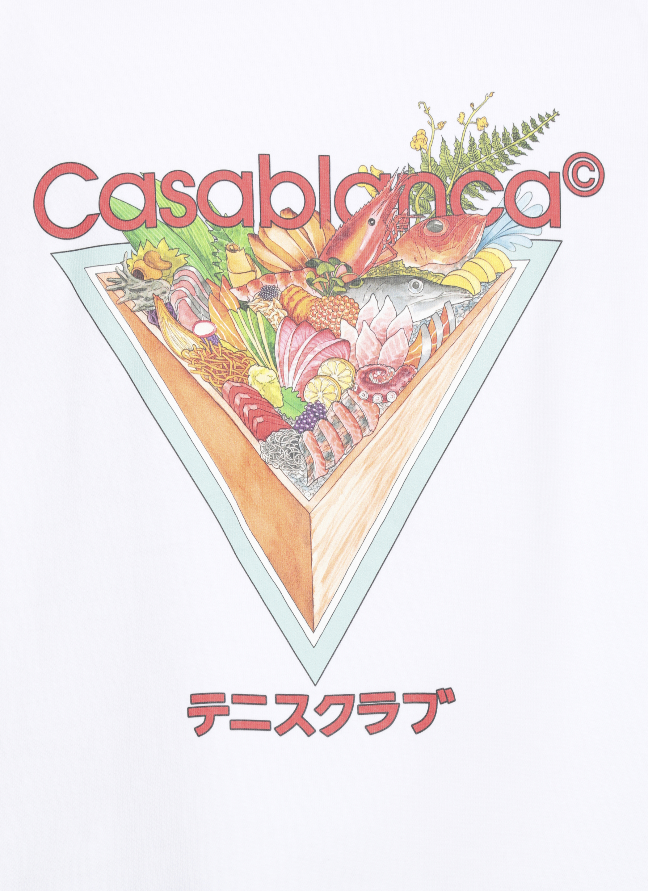 Casablanca T-shirts and Polos White MAW25JTS00101BRIGHTWHITE (Casablanca / Tシャツ・カットソー ) | Casablanca (カサブランカ)(4)