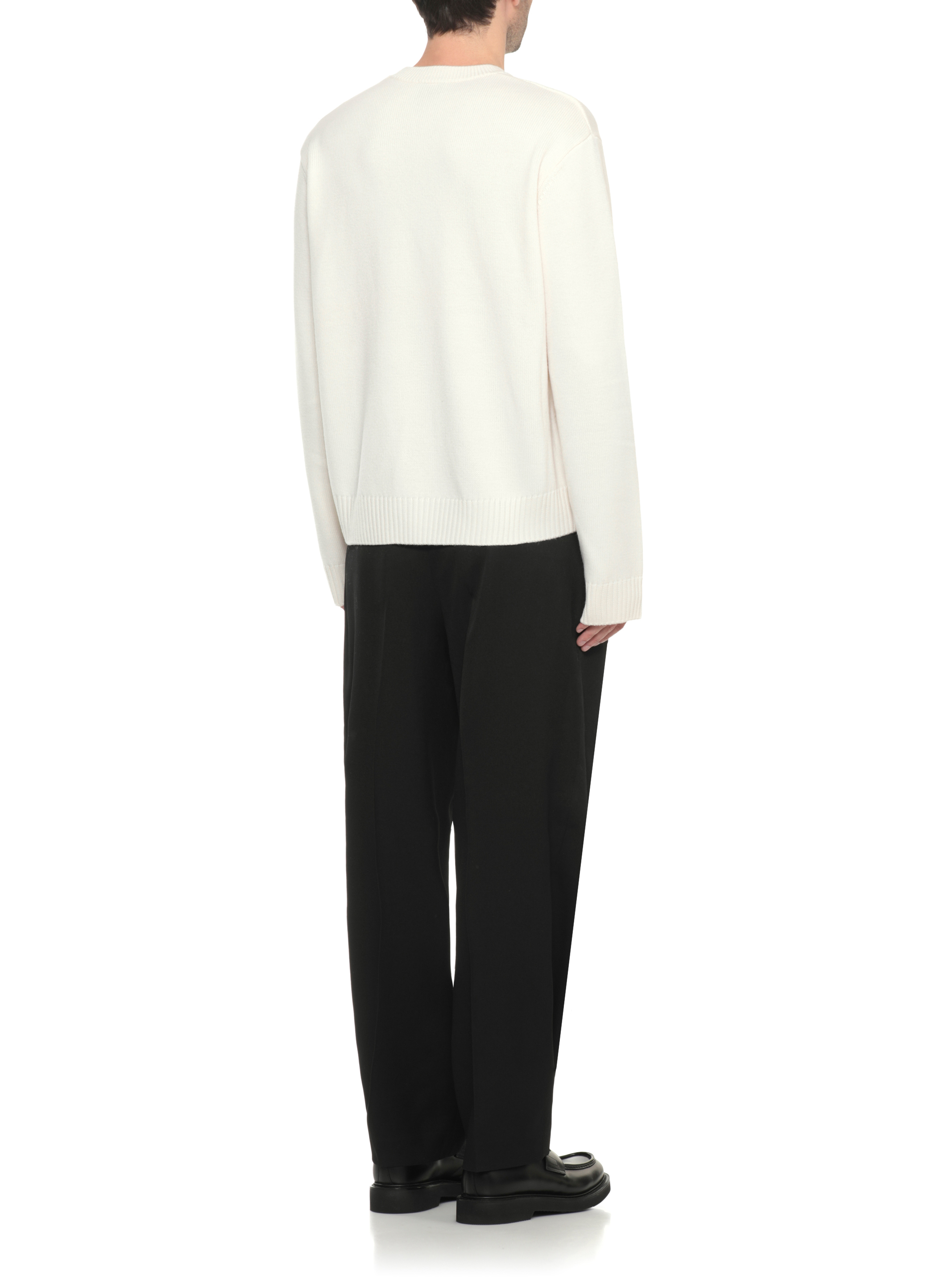 Casablanca Sweaters Ivory MAW25KW110501MERINO (Casablanca / ニット・セーター・カーディガン ) | Casablanca (カサブランカ)(2)