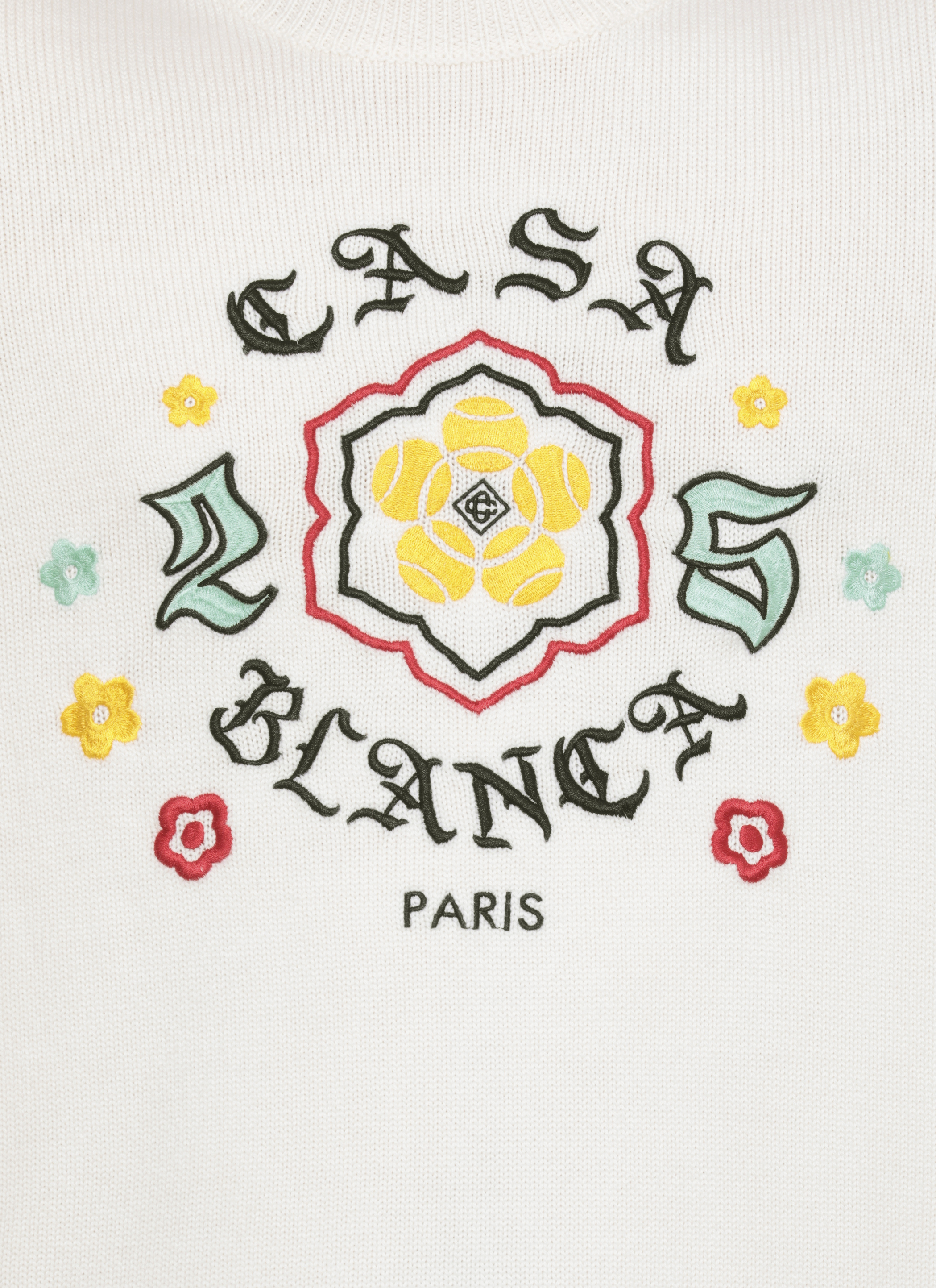 Casablanca Sweaters Ivory MAW25KW110501MERINO (Casablanca / ニット・セーター・カーディガン ) | Casablanca (カサブランカ)(3)