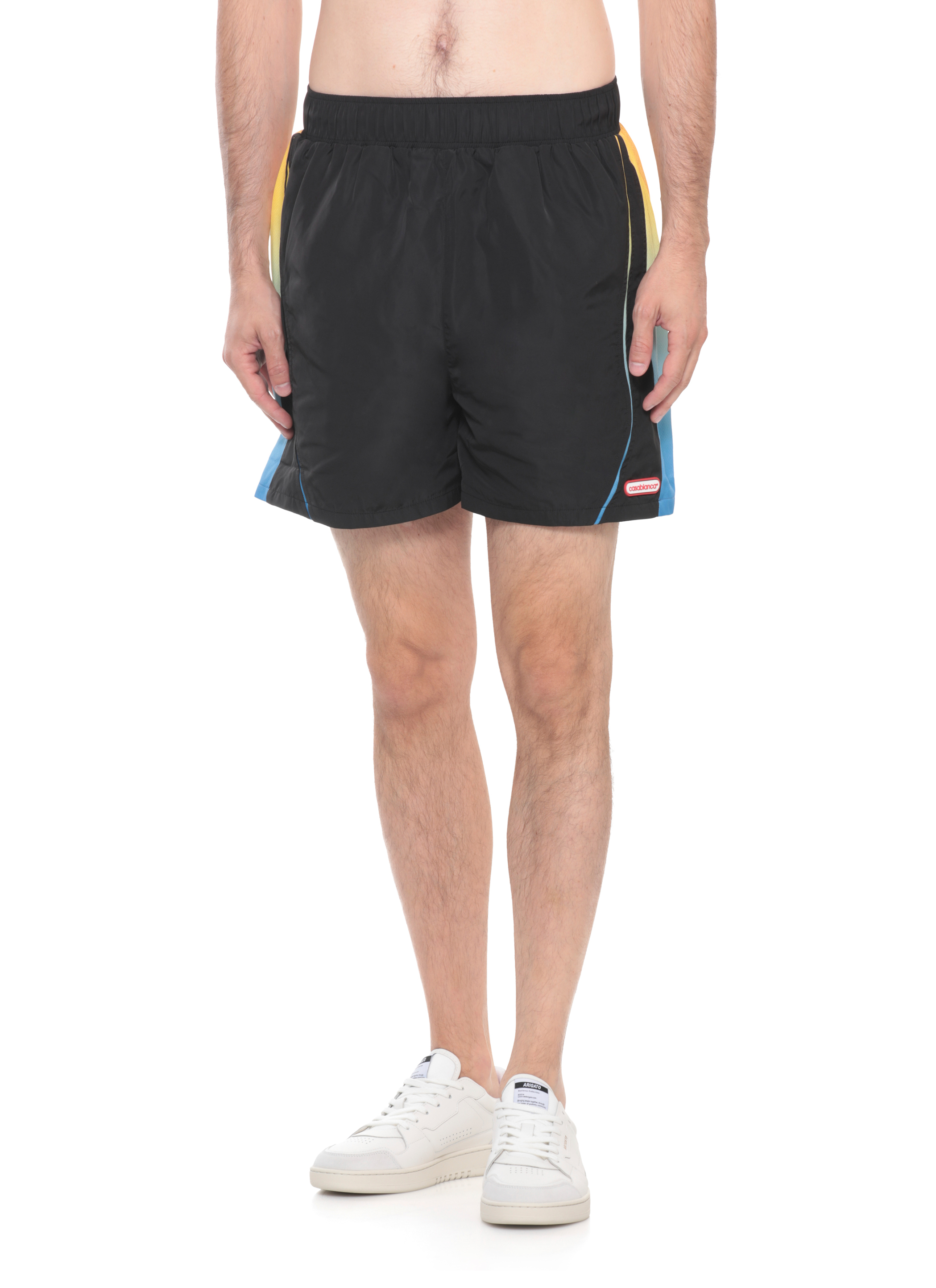 Casablanca Shorts Black MAW25TR34801BIRDSEYEMESH (Casablanca / ショートパンツ ) | Casablanca (カサブランカ)(1)