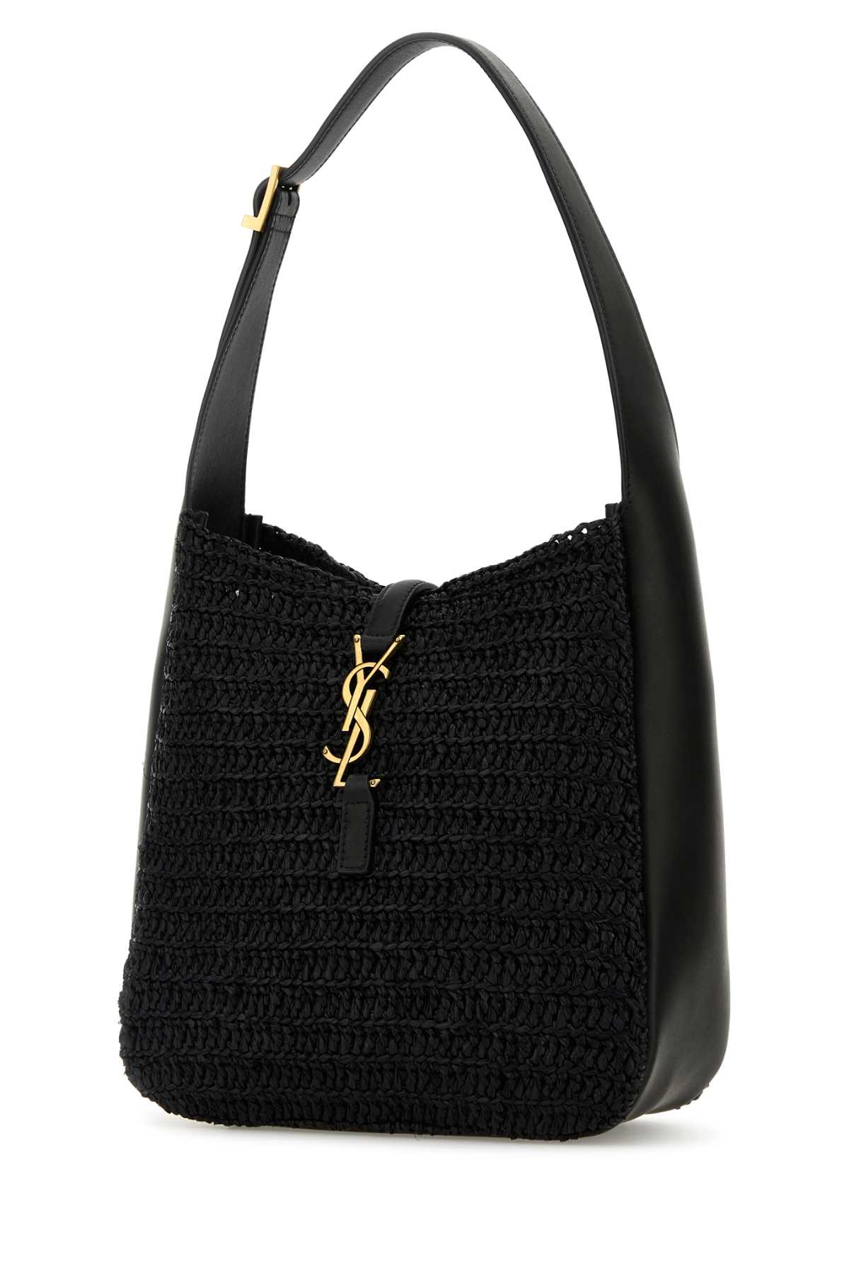 Black raffia small Le 5 Ã 7 shoulder bag 823812GAAE01000 (Saint Laurent / ハンドバッグ・ショルダーバッグ ) | Saint Laurent (サンローラン)(1)