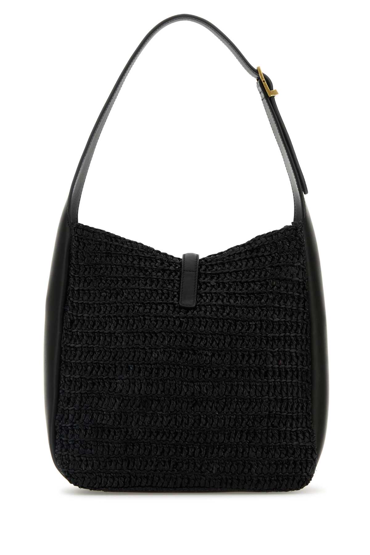 Black raffia small Le 5 Ã 7 shoulder bag 823812GAAE01000 (Saint Laurent / ハンドバッグ・ショルダーバッグ ) | Saint Laurent (サンローラン)(2)