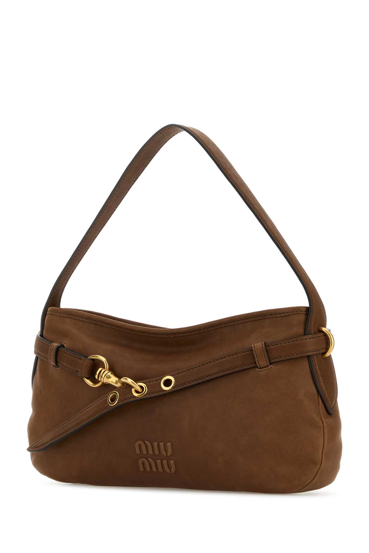 Brown nappa leather Avenue shoulder bag 5BC1822BBLF0316 (MIU MIU / ハンドバッグ・ショルダーバッグ ) | MIU MIU (ミュウミュウ)(1)