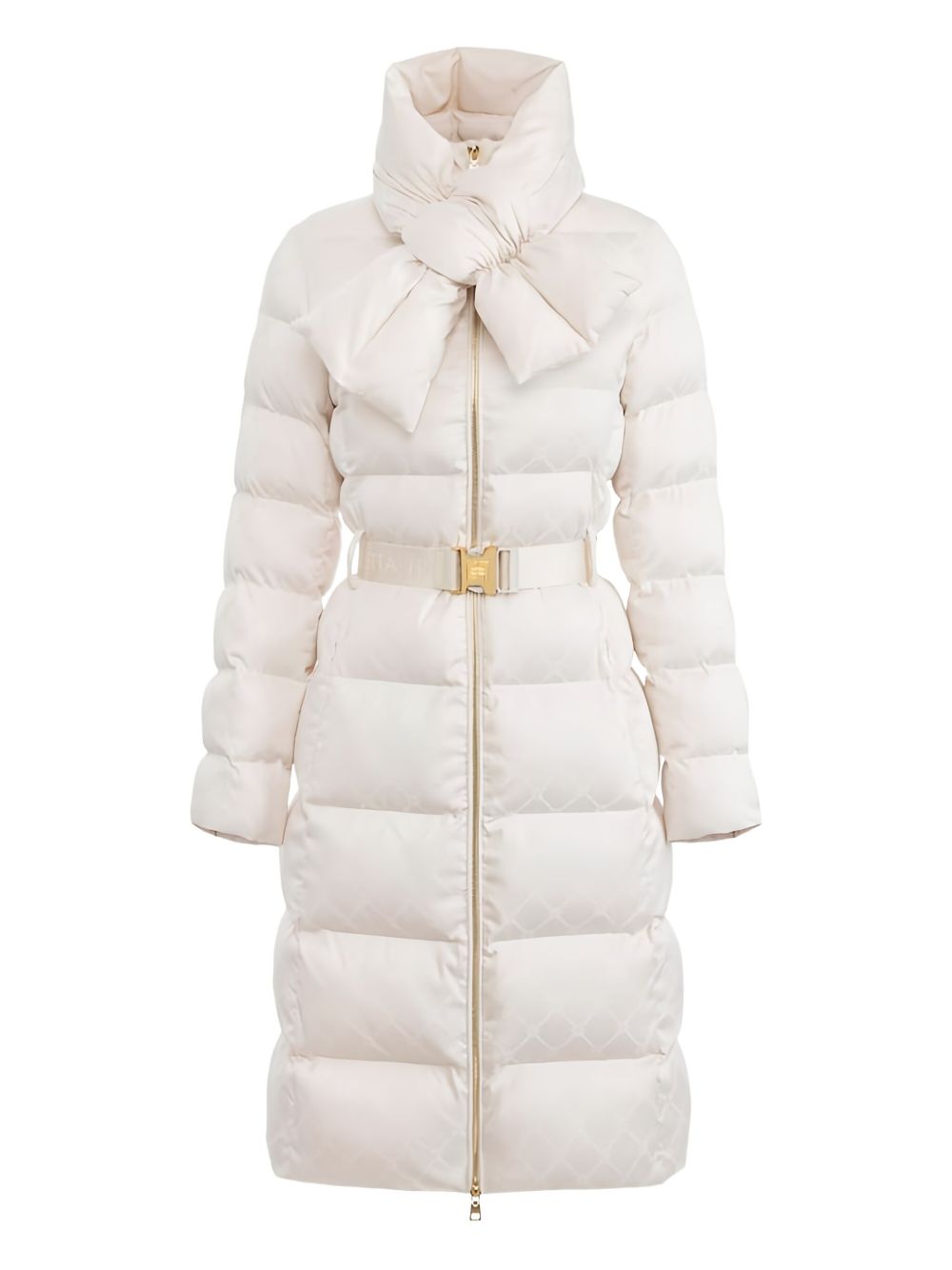 Elisabetta Franchi Coats White PI84D56E2DZ9 (Elisabetta Franchi / ダウンジャケット・コート ) | Elisabetta Franchi (エリザベッタ フランキ)