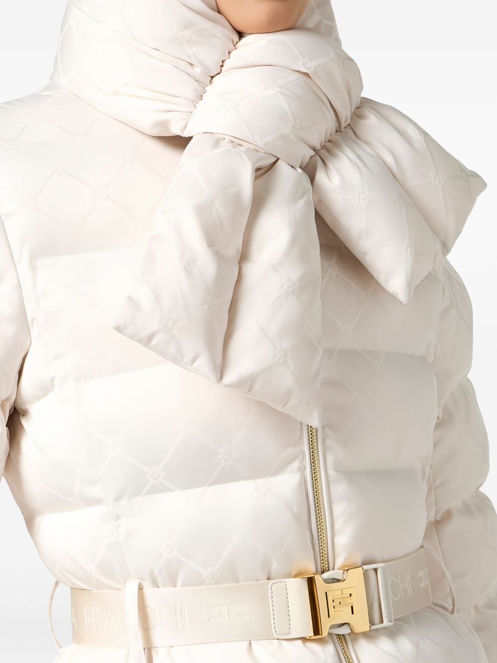 Elisabetta Franchi Coats White PI84D56E2DZ9 (Elisabetta Franchi / ダウンジャケット・コート ) | Elisabetta Franchi (エリザベッタ フランキ)(2)