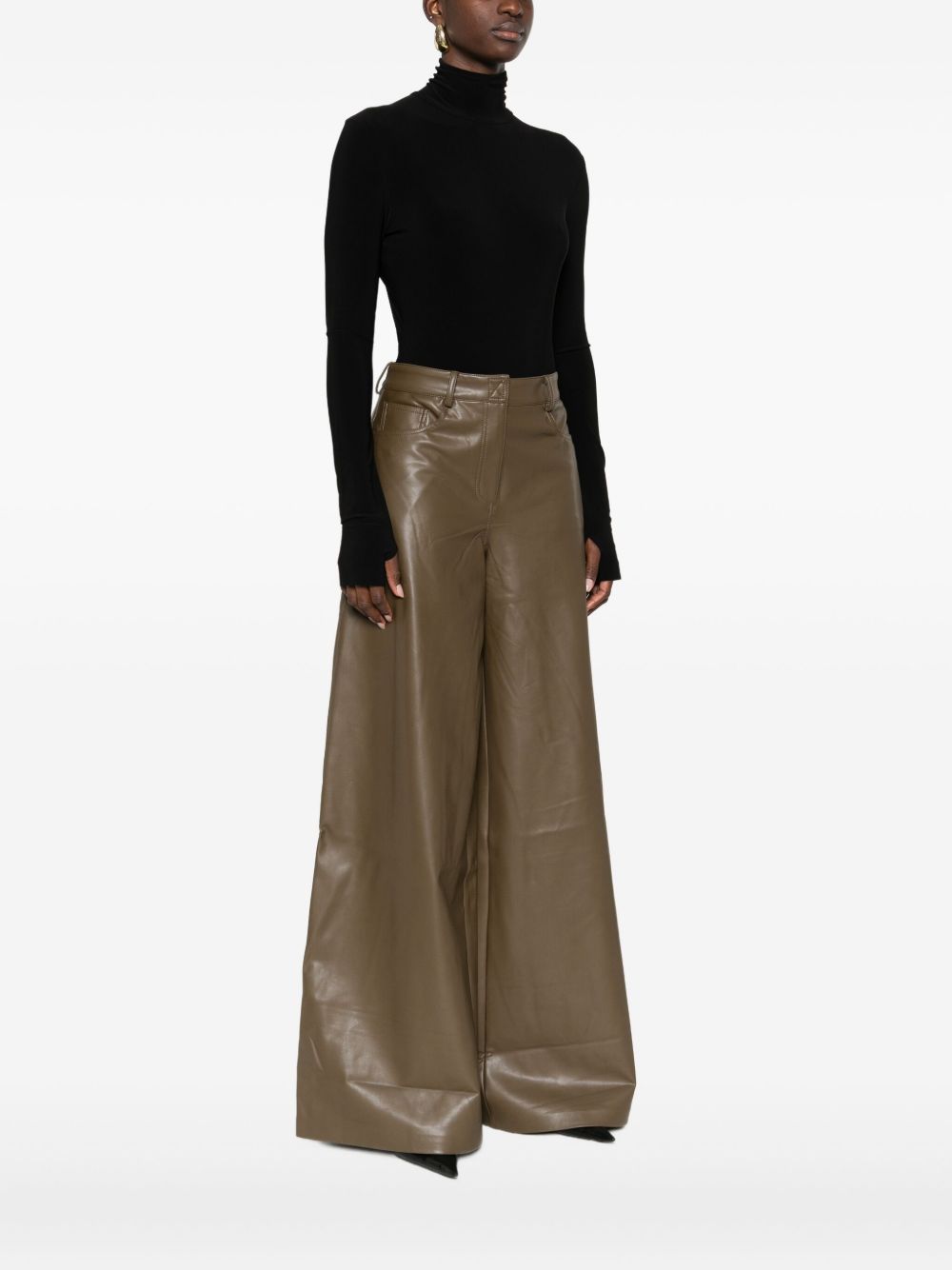 Norma Kamali Top Black KK321BPL205001BLACK (NORMA KAMALI / ボディスーツ ) | NORMA KAMALI (ノーマカマリ)(4)