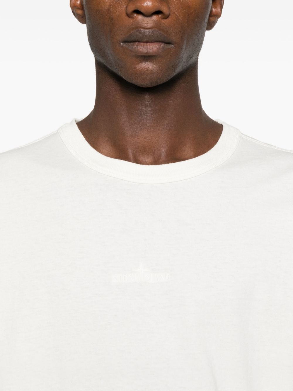 Stone Island T-shirts and Polos Ivory K2S152100035S0050V0093 (STONE ISLAND / Tシャツ・カットソー ) | STONE ISLAND (ストーンアイランド)(2)