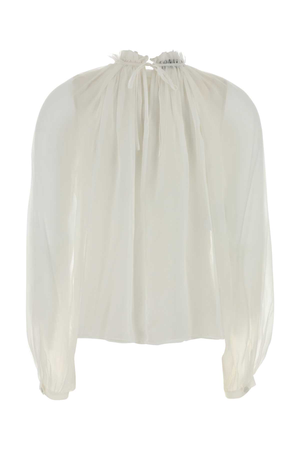 White silk blouse A021351150002 (ALBERTA FERRETTI / タンクトップ・キャミソール ) | ALBERTA FERRETTI (アルベルタ フェレッティ)(1)