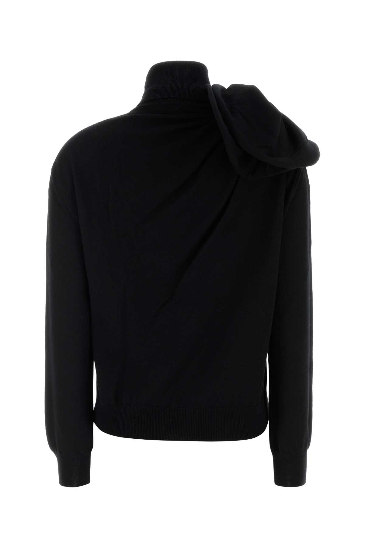 Black wool sweater A090354010555 (MOSCHINO / ニット・セーター・カーディガン ) | MOSCHINO (モスキーノ)(1)