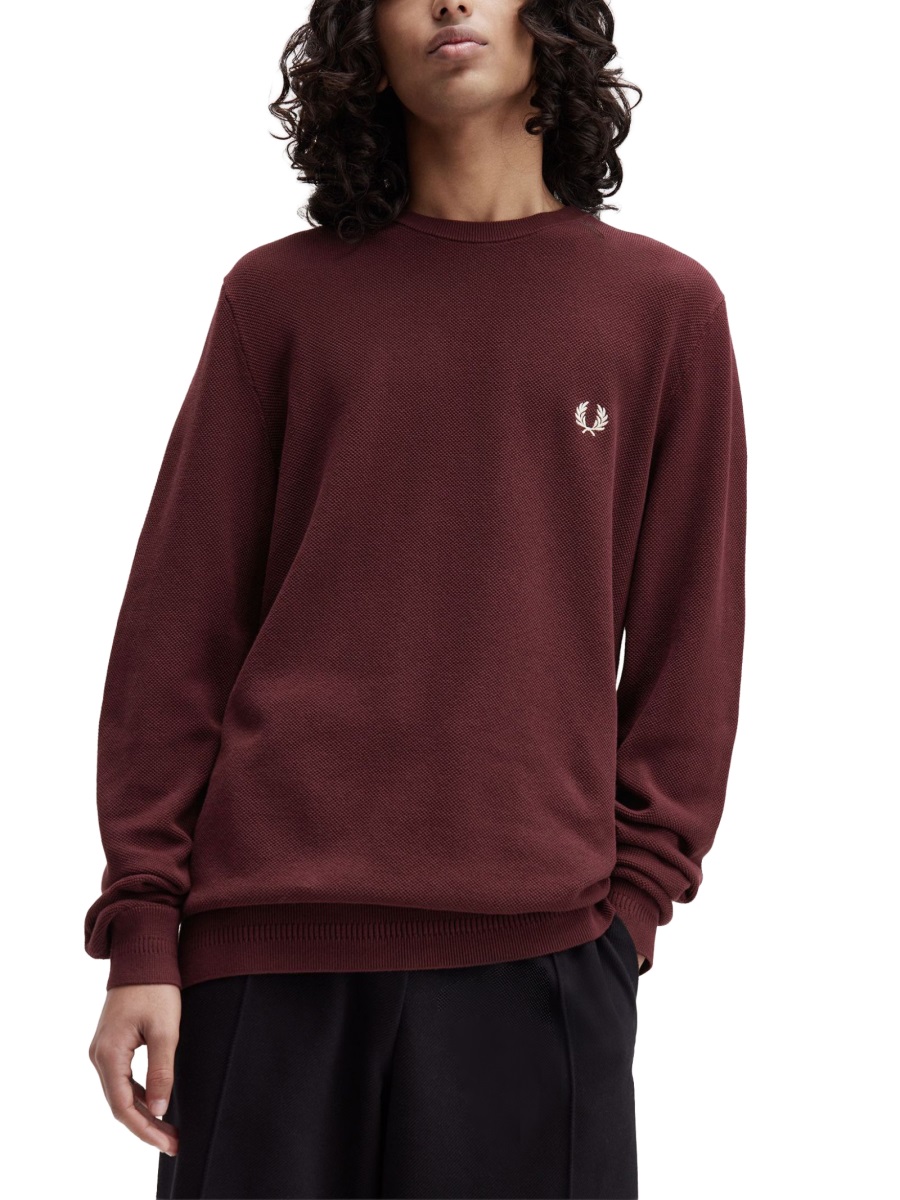 PIQUE SWEATER WITH LOGO FPK130955597 (FRED PERRY / ニット・セーター・カーディガン ) | FRED PERRY (フレッドペリー)(1)