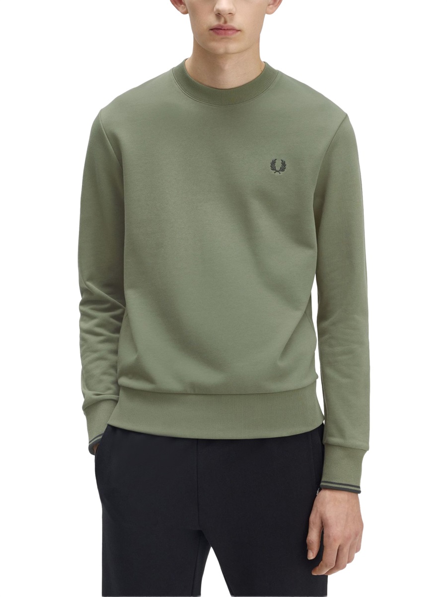 SWEATSHIRT WITH LOGO FPM753555Z50 (FRED PERRY / スウェット・フーディー ) | FRED PERRY (フレッドペリー)(1)