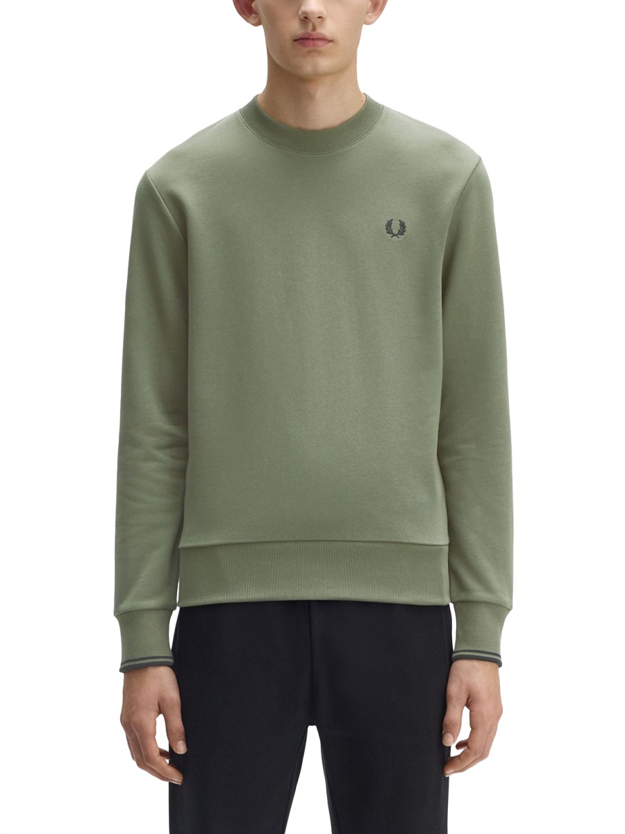 SWEATSHIRT WITH LOGO FPM753555Z50 (FRED PERRY / スウェット・フーディー ) | FRED PERRY (フレッドペリー)