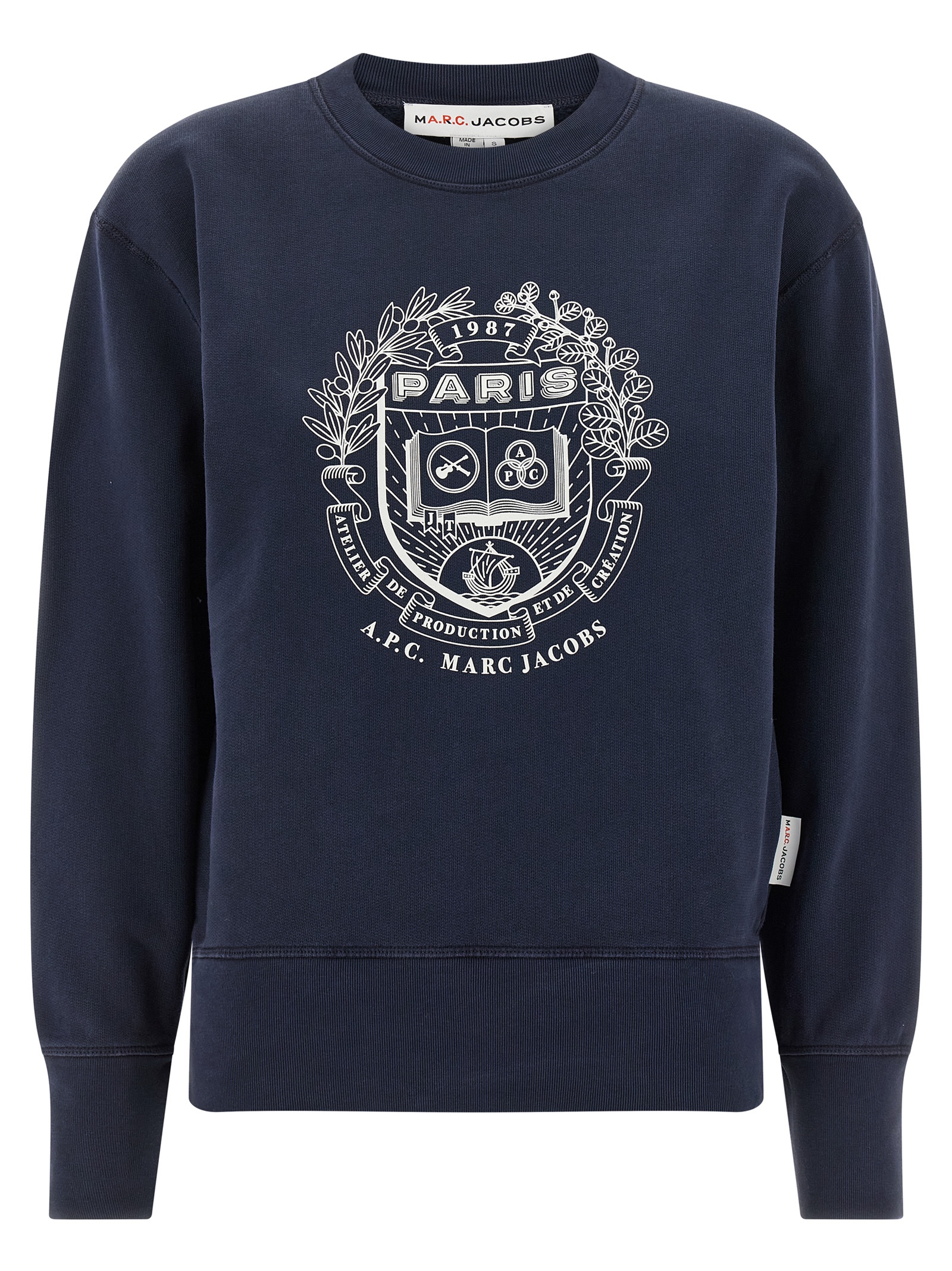 'Paris' APC capsule sweatshirt for Marc Jacobs COHKQF37001IAK (A.P.C. / スウェット・フーディー ) | A.P.C. (アーペーセー)