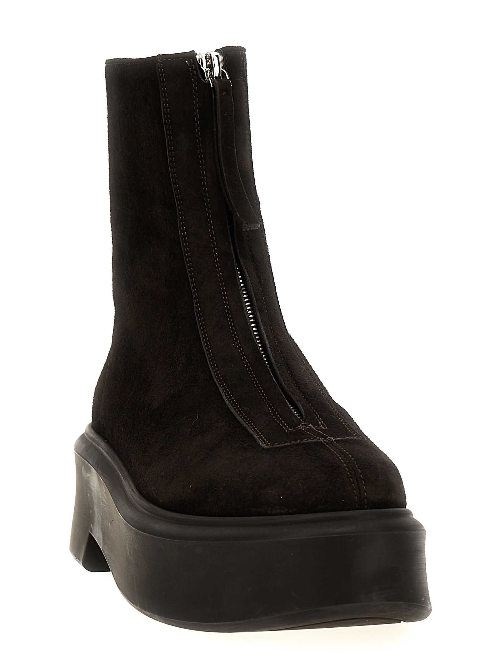 'Zipped Boot I' ankle boots F1144L25DBR (The Row / ブーツ ) | The Row (ザ・ロウ)(1)