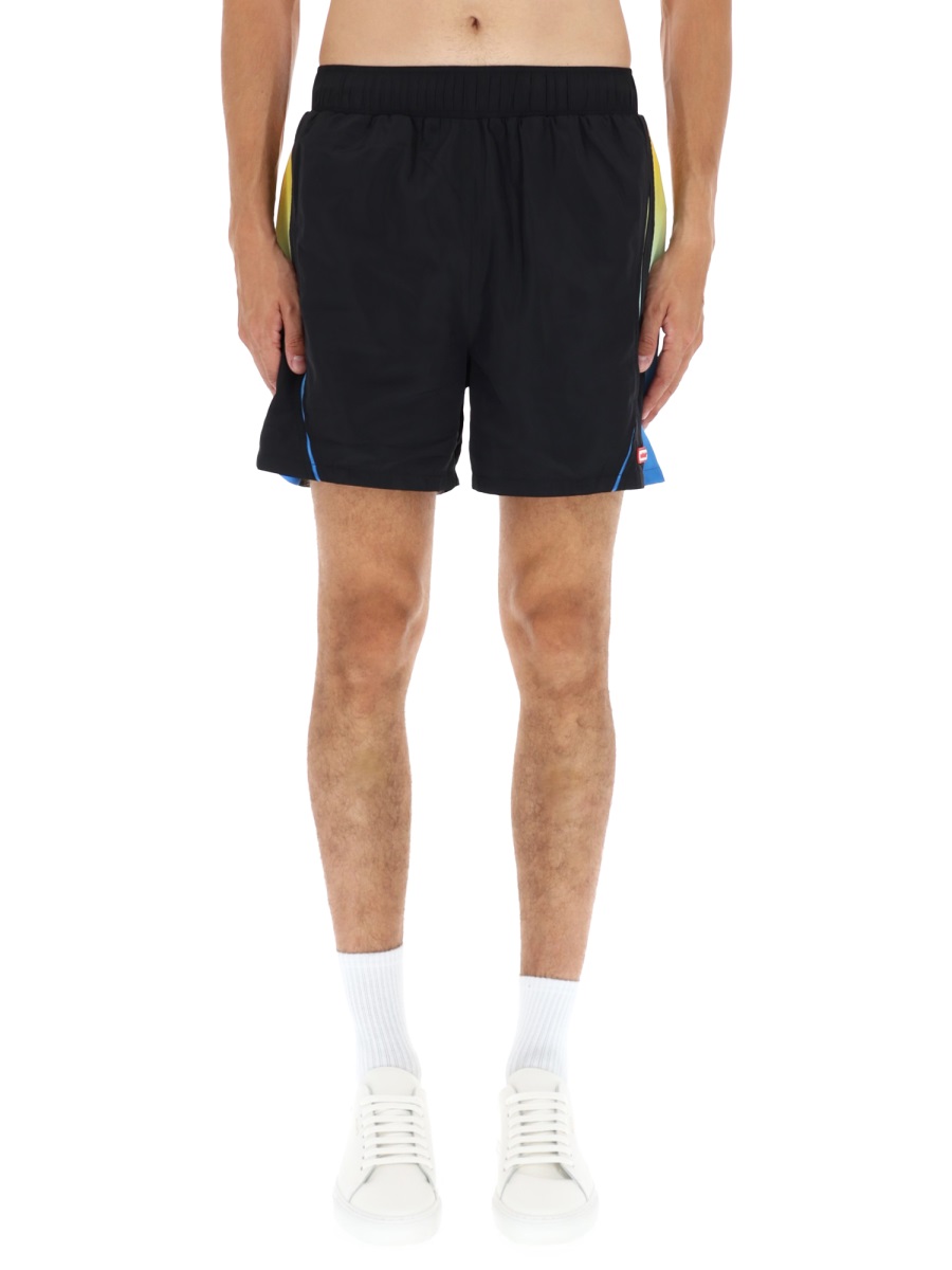 "FOOTBALL WINDBREAKER" SHORTS MAW25TR34801BLACKGRADIENT (Casablanca / ショートパンツ ) | Casablanca (カサブランカ)