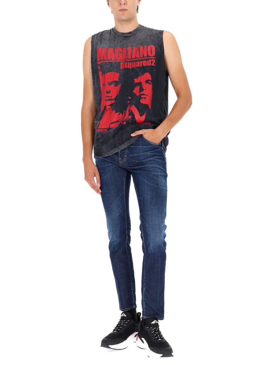 DSQUARED2 X MAGLIANO T-SHIRT S71GD1592S21600814 (Dsquared2 / タンクトップ・キャミソール ) | Dsquared2 (ディースクエアード)(1)