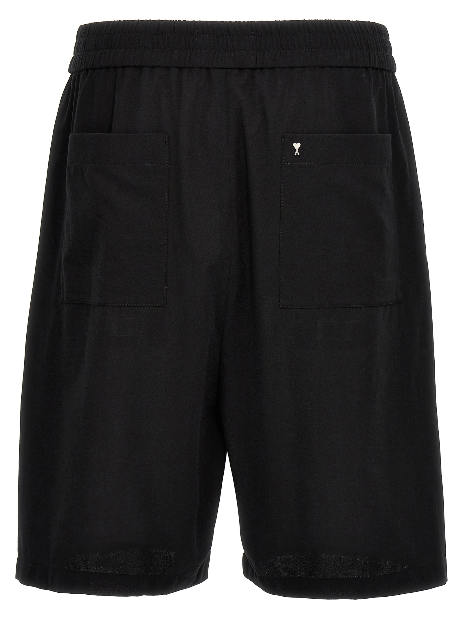 Logo plaque bermuda shorts HSO306CO0062001 (AMI Paris / ショートパンツ ) | AMI Paris (アミパリス)(1)