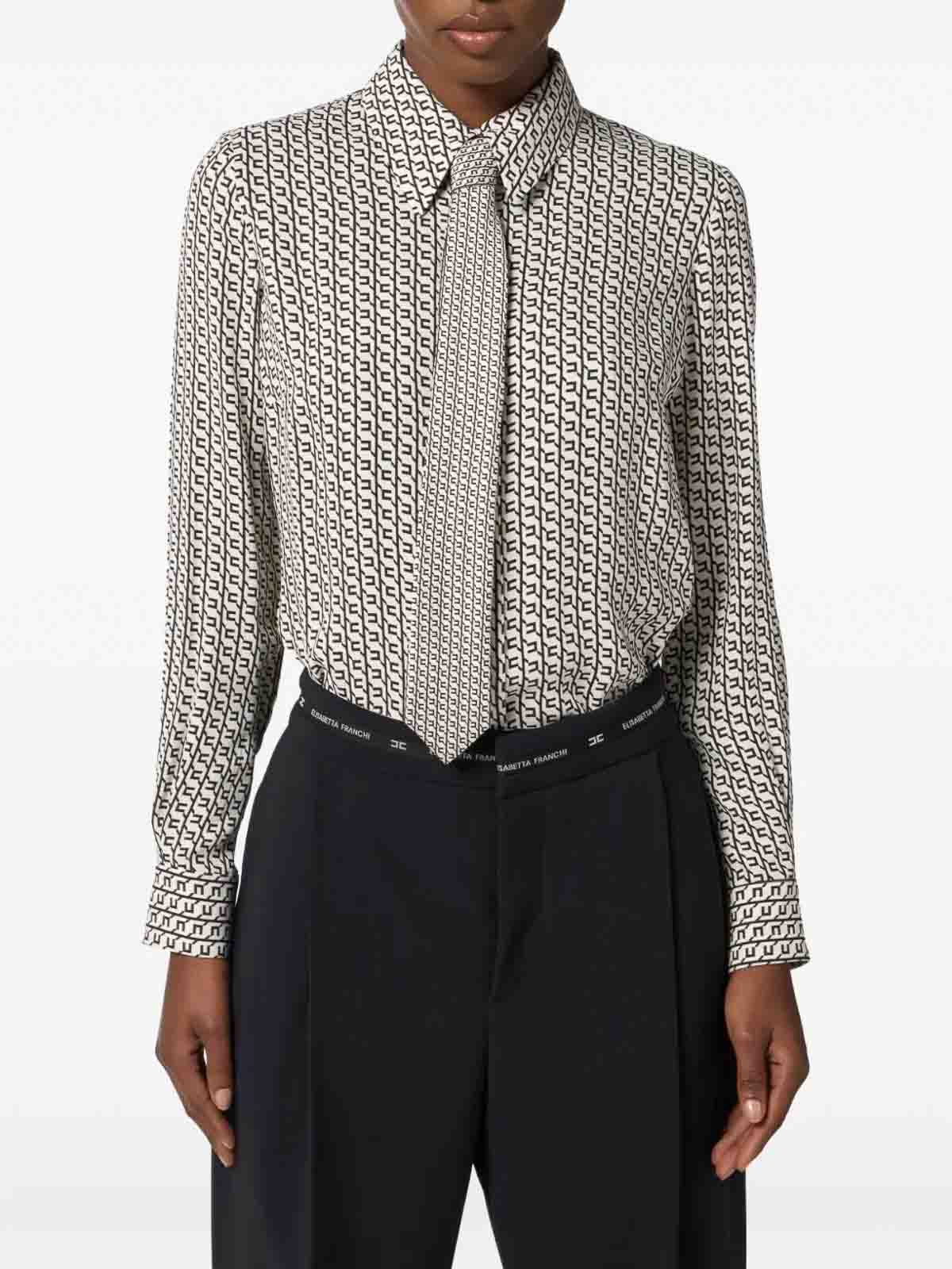Shirt CA10956E2EF1 (Elisabetta Franchi / シャツ・ブラウス ) | Elisabetta Franchi (エリザベッタ フランキ)(2)